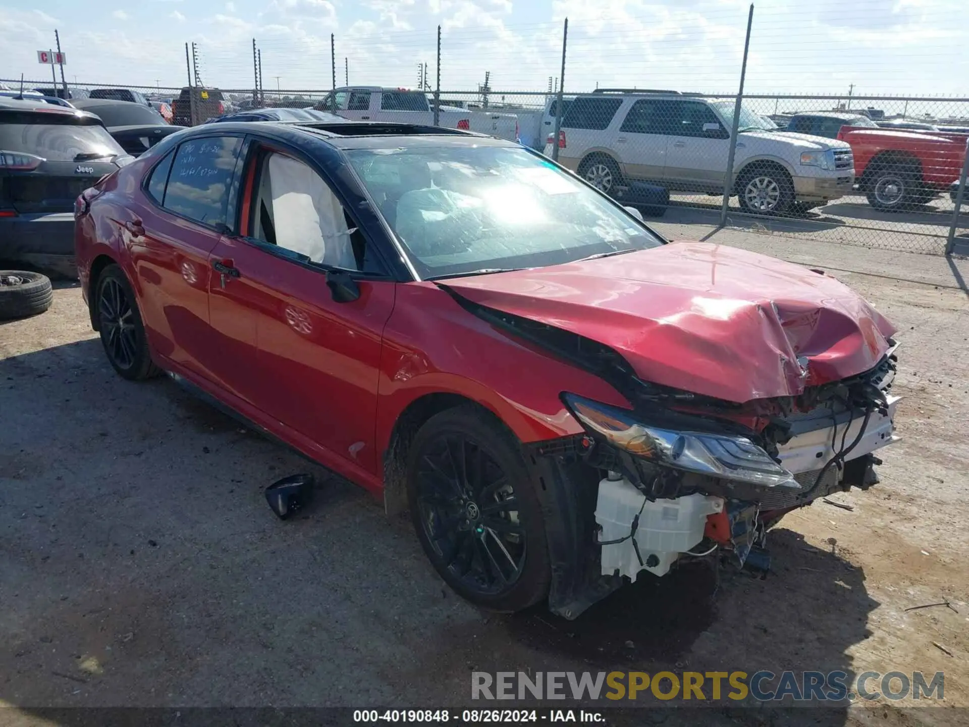 1 Photograph of a damaged car 4T1KZ1AK2RU095960 TOYOTA CAMRY 2024