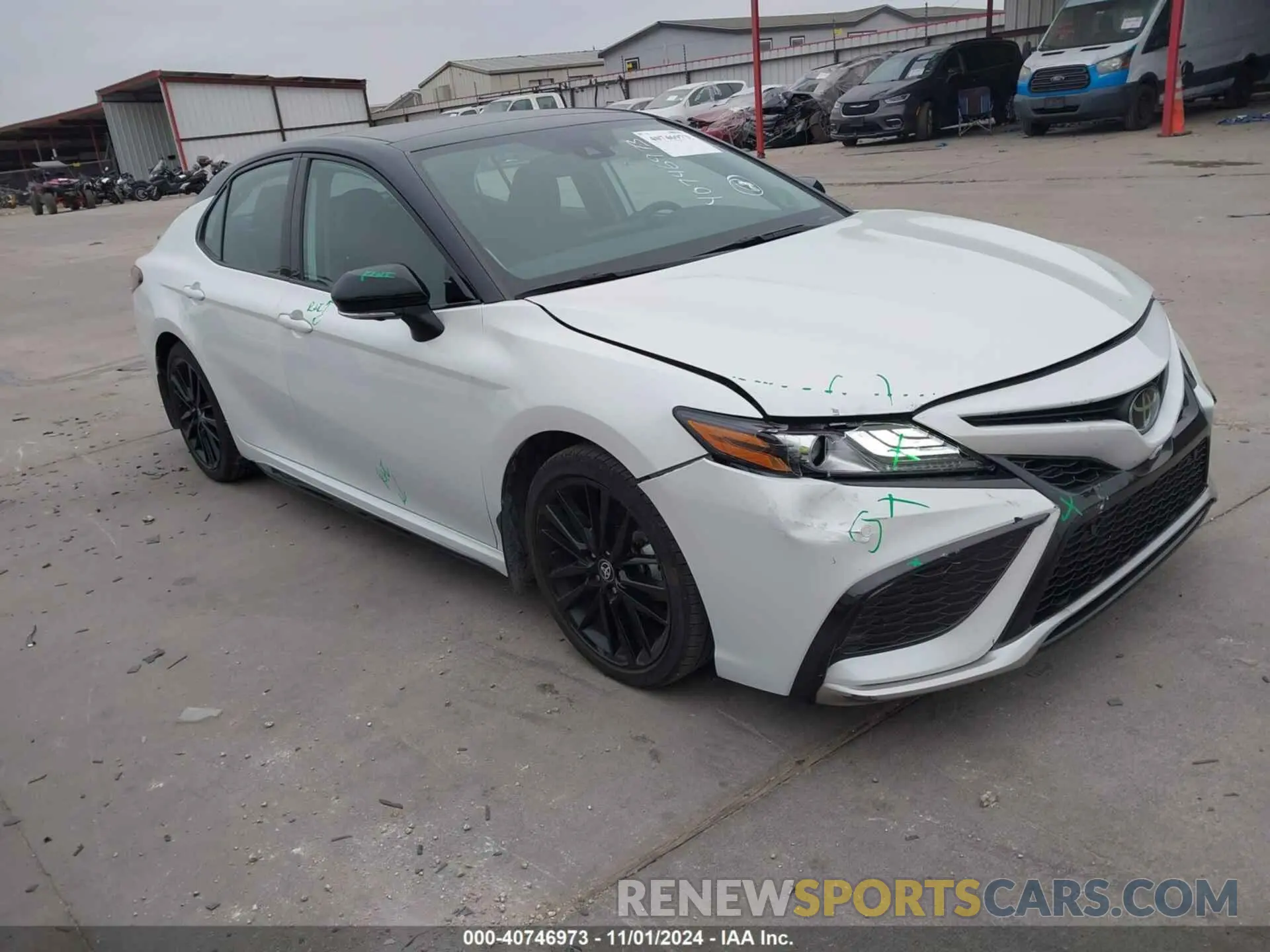 1 Photograph of a damaged car 4T1KZ1AK7RU093587 TOYOTA CAMRY 2024