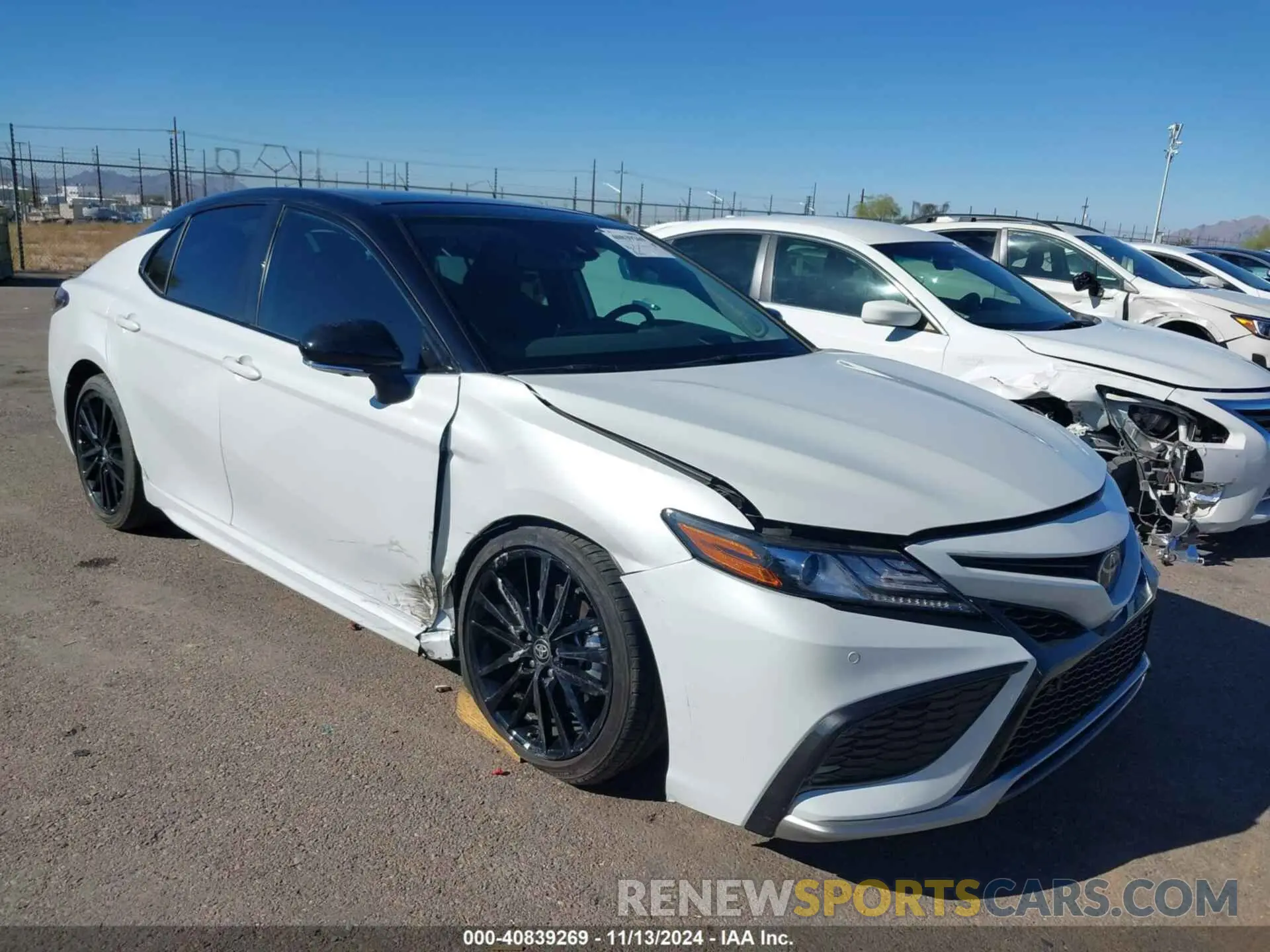 1 Photograph of a damaged car 4T1KZ1AK7RU102000 TOYOTA CAMRY 2024