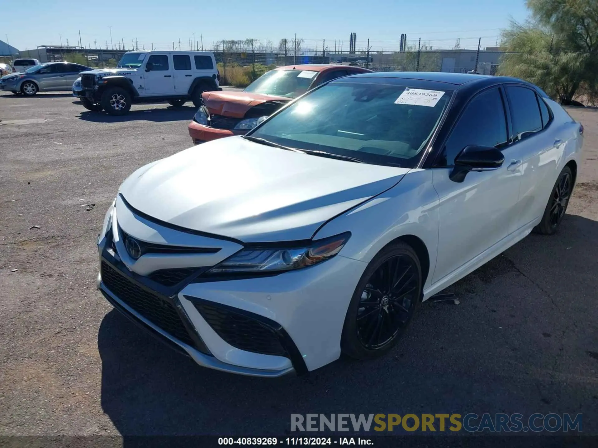 2 Photograph of a damaged car 4T1KZ1AK7RU102000 TOYOTA CAMRY 2024