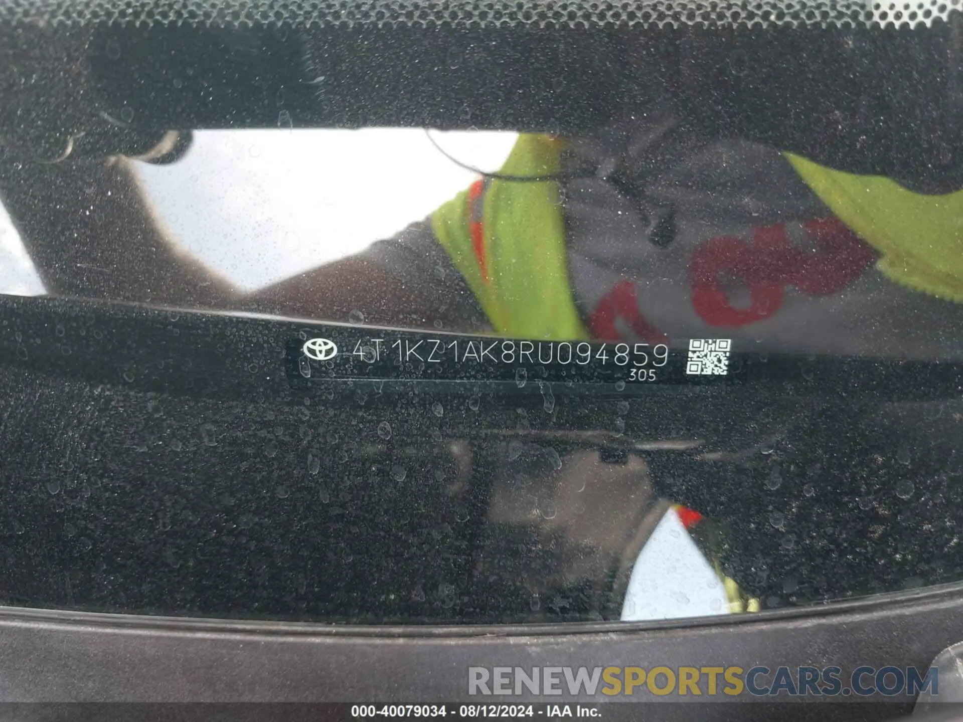 9 Photograph of a damaged car 4T1KZ1AK8RU094859 TOYOTA CAMRY 2024