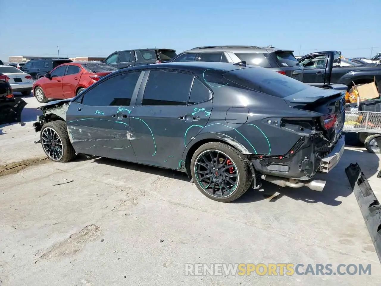 2 Photograph of a damaged car 4T1KZ1AKXRU099240 TOYOTA CAMRY 2024