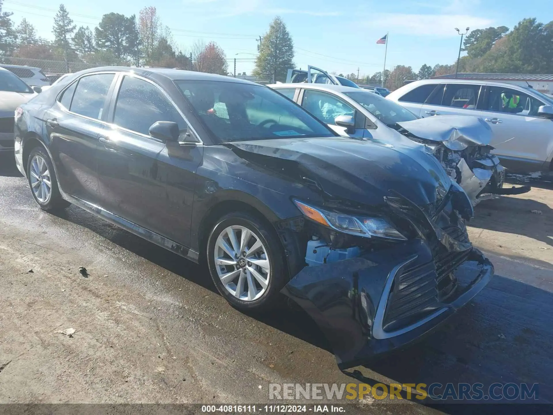 1 Photograph of a damaged car 4T1R11AK1RU890388 TOYOTA CAMRY 2024