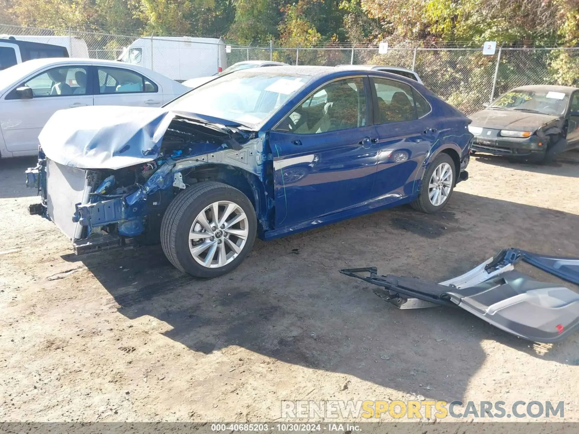 2 Photograph of a damaged car 4T1R11AK3RU221670 TOYOTA CAMRY 2024