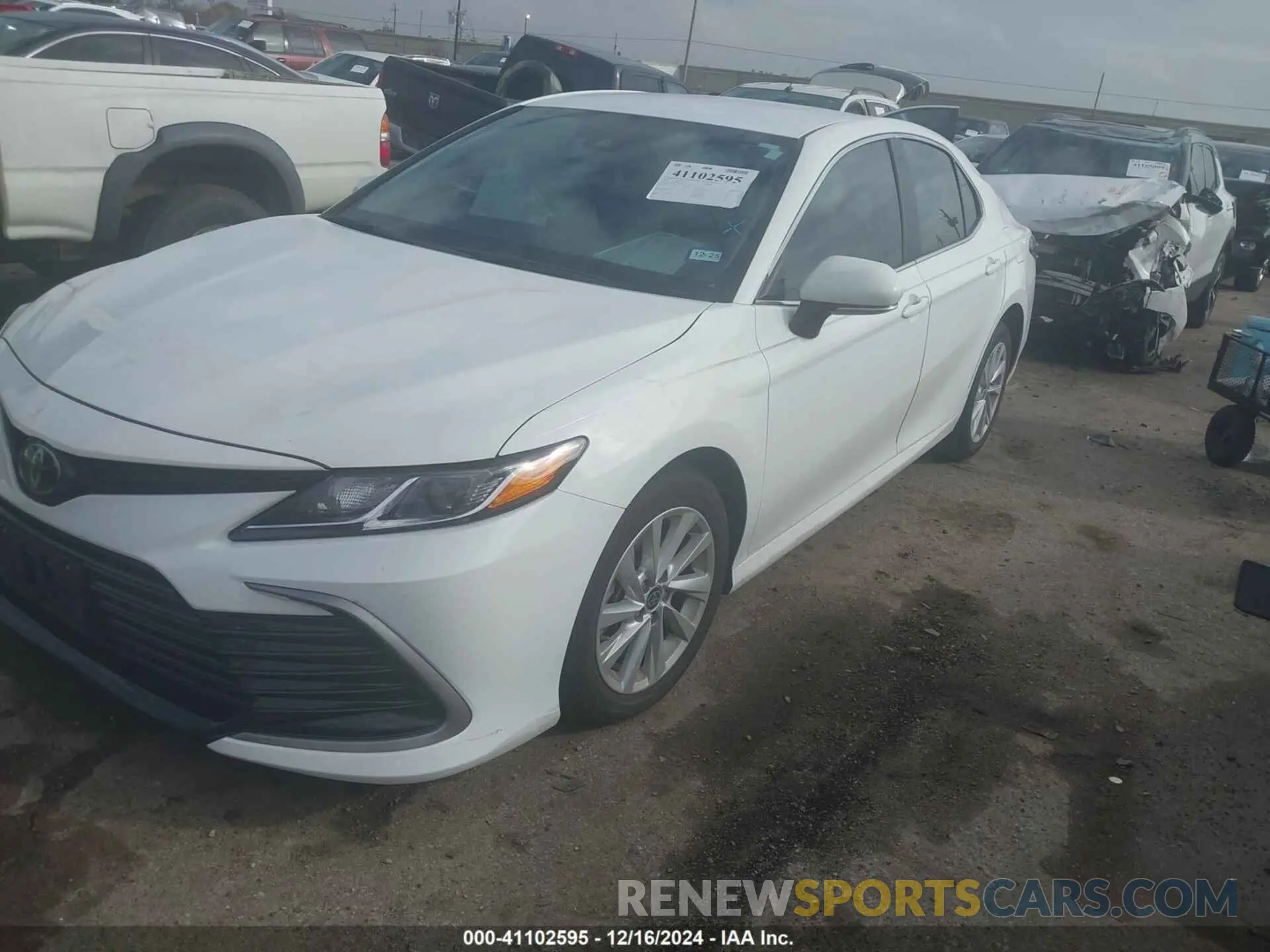 2 Photograph of a damaged car 4T1R11AK3RU225203 TOYOTA CAMRY 2024