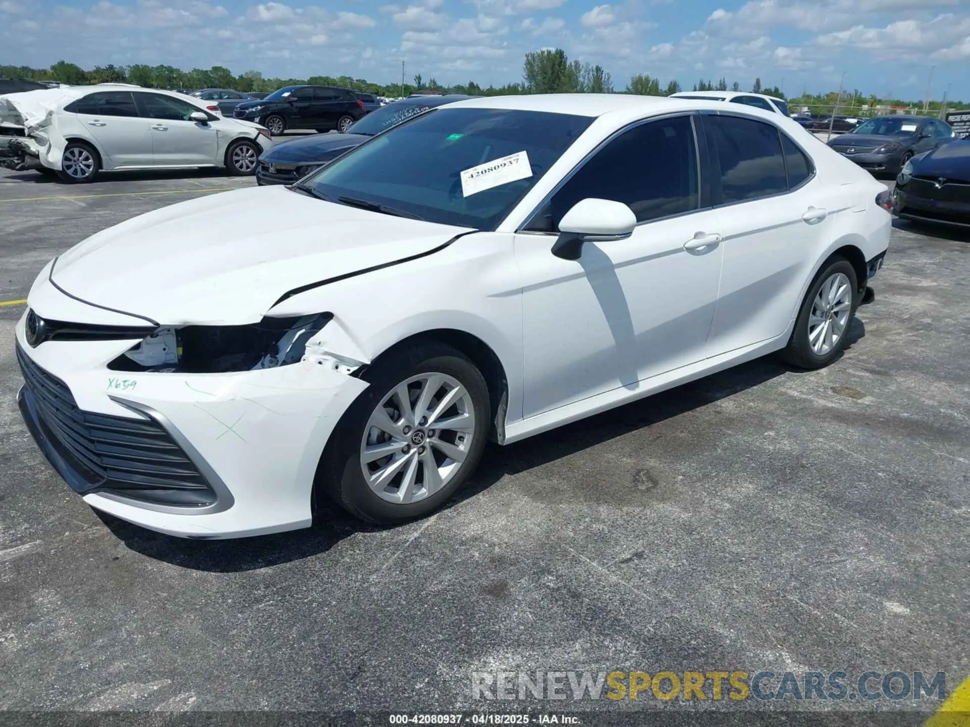 2 Photograph of a damaged car 4T1R11AK5RU881936 TOYOTA CAMRY 2024