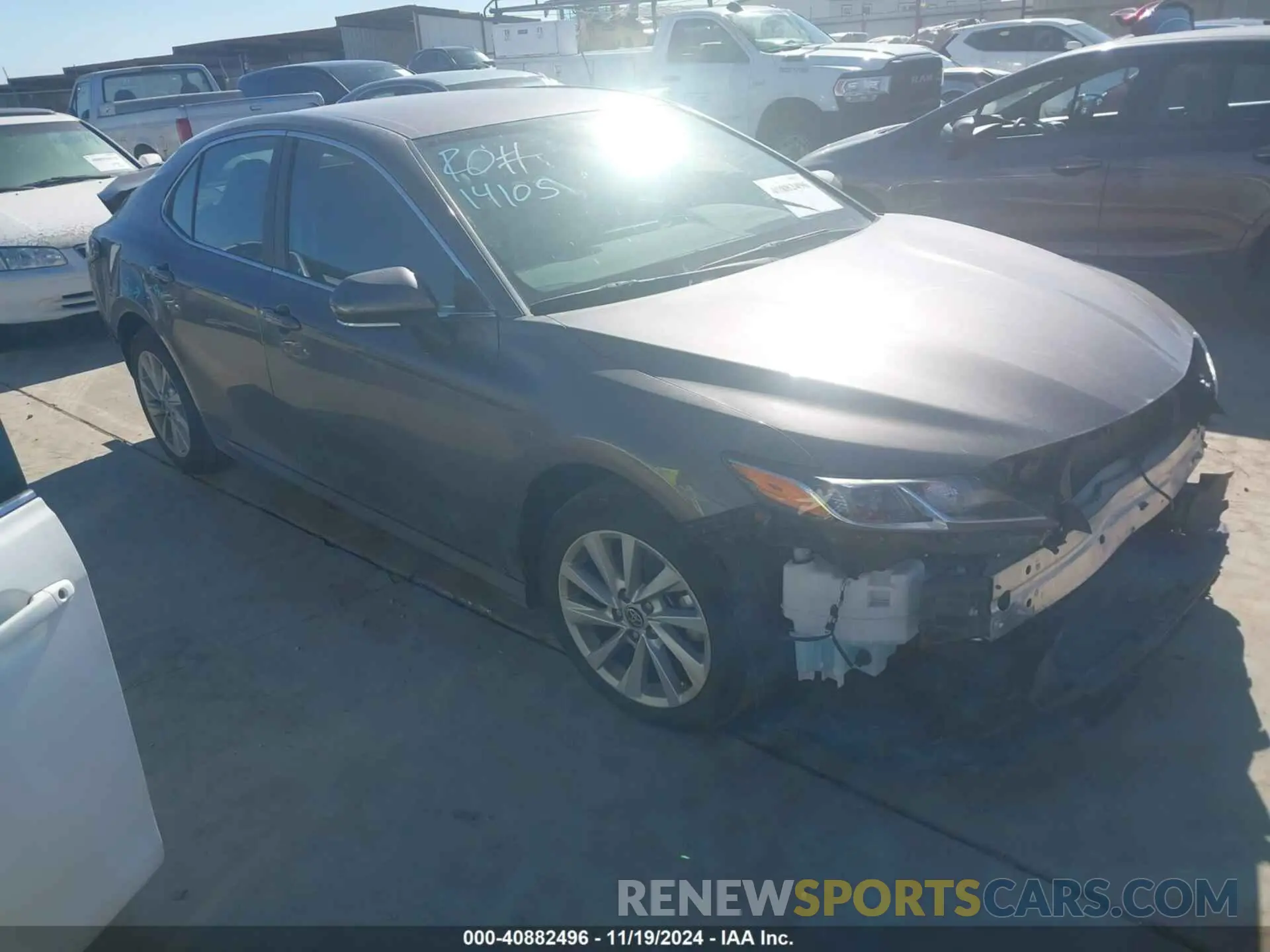 1 Photograph of a damaged car 4T1R11AK8RU855685 TOYOTA CAMRY 2024