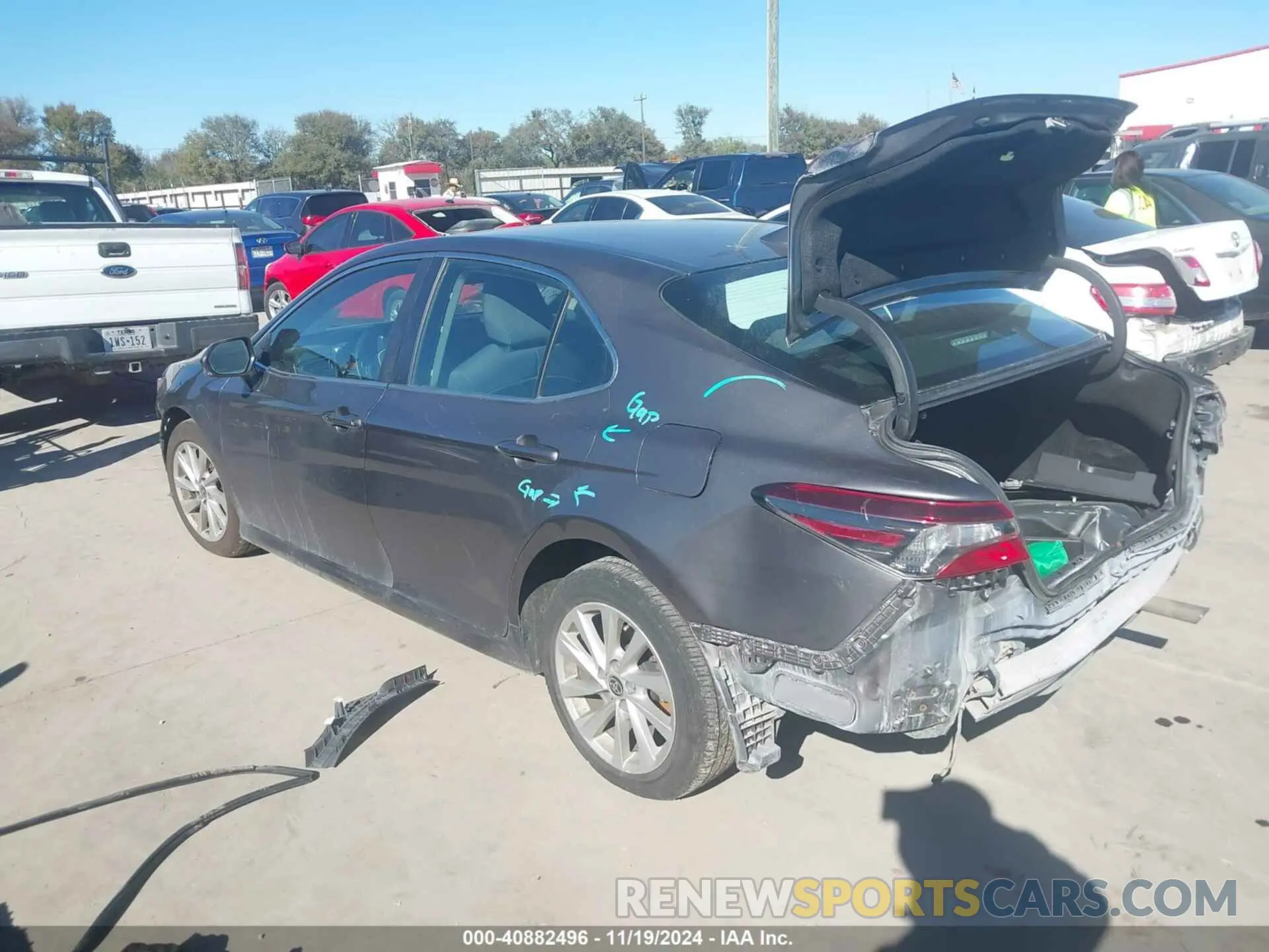 3 Photograph of a damaged car 4T1R11AK8RU855685 TOYOTA CAMRY 2024