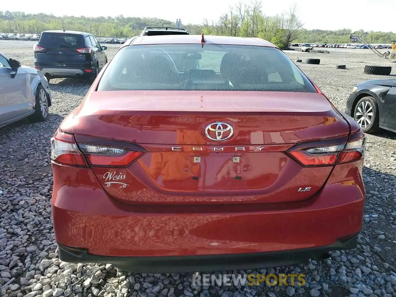 6 Photograph of a damaged car 4T1R11AK9RU225822 TOYOTA CAMRY 2024