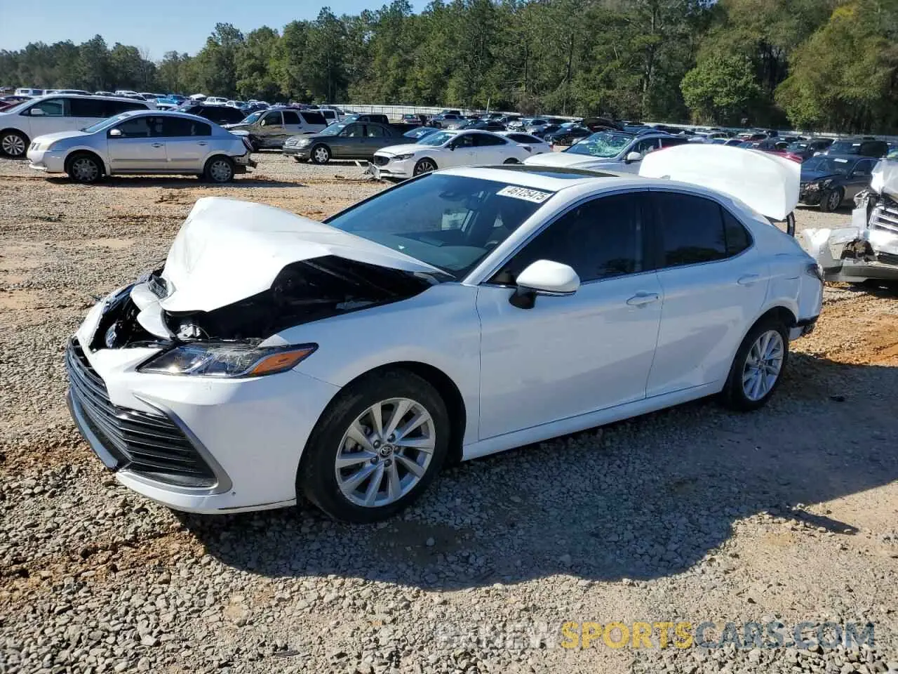 1 Photograph of a damaged car 4T1R11AK9RU238585 TOYOTA CAMRY 2024