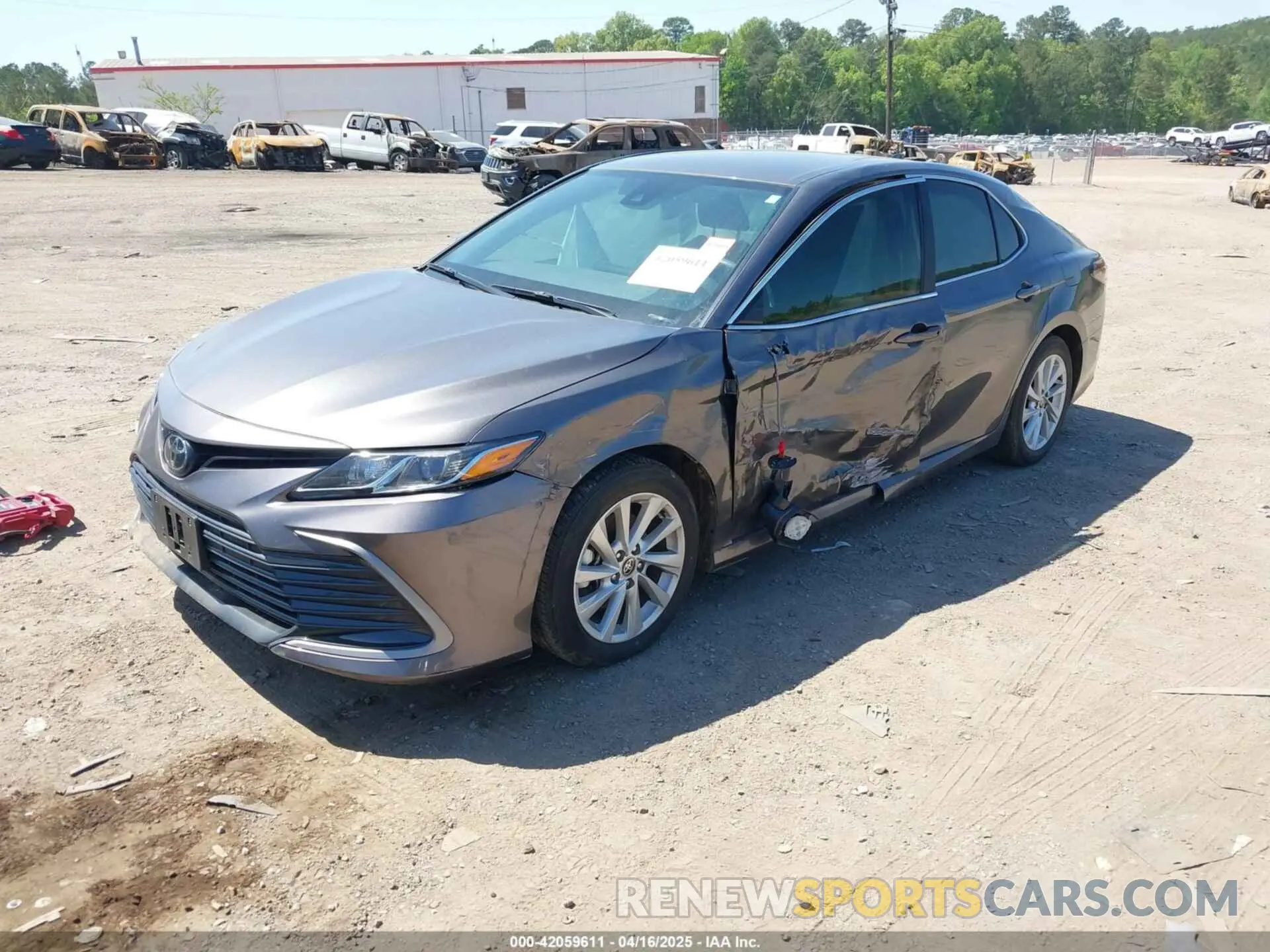 2 Photograph of a damaged car 4T1R11AK9RU876271 TOYOTA CAMRY 2024