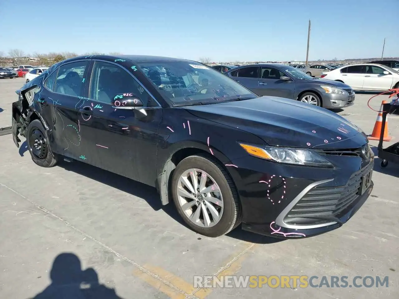 4 Photograph of a damaged car 4T1R11AK9RU909365 TOYOTA CAMRY 2024
