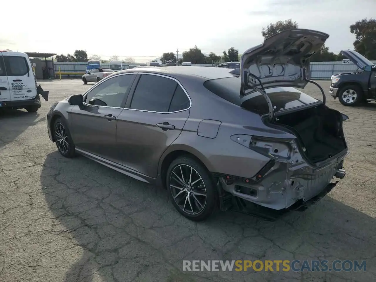 2 Photograph of a damaged car 4T1S11AK4RU255733 TOYOTA CAMRY 2024