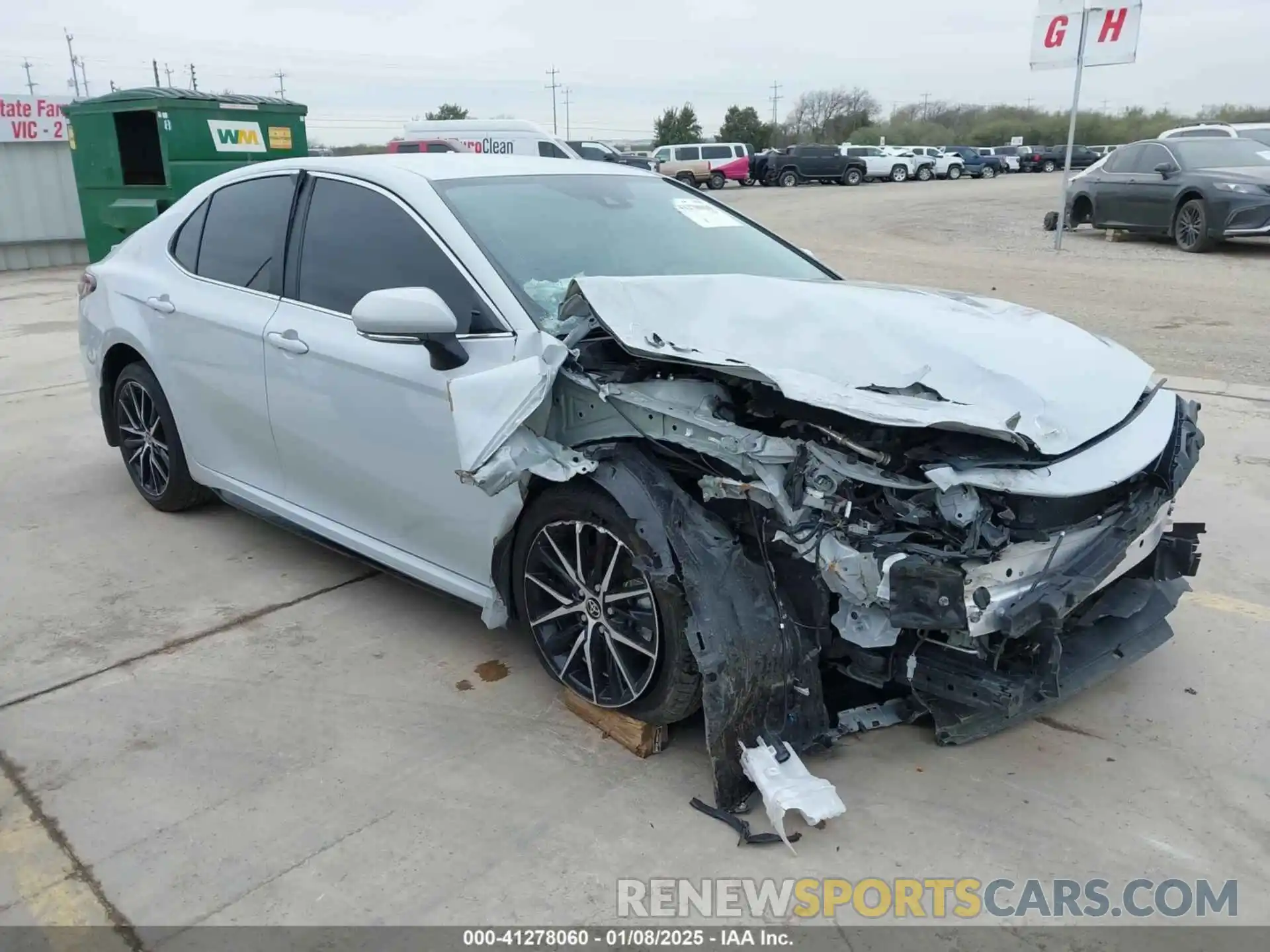 1 Photograph of a damaged car 4T1T11AK4RU214569 TOYOTA CAMRY 2024