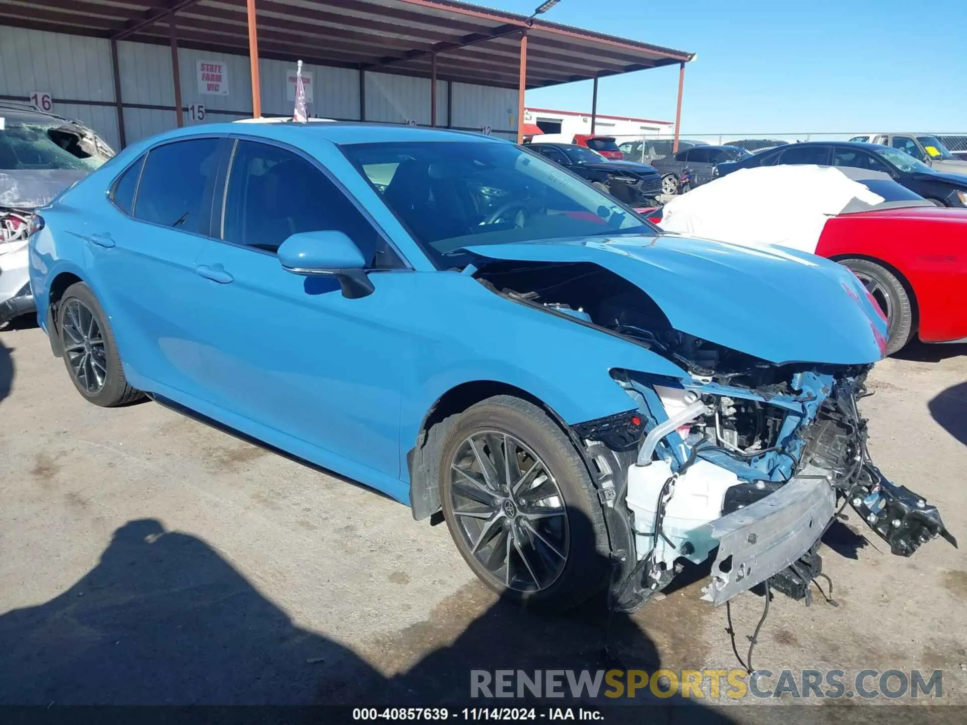 1 Photograph of a damaged car 4T1T11AK6RU216324 TOYOTA CAMRY 2024