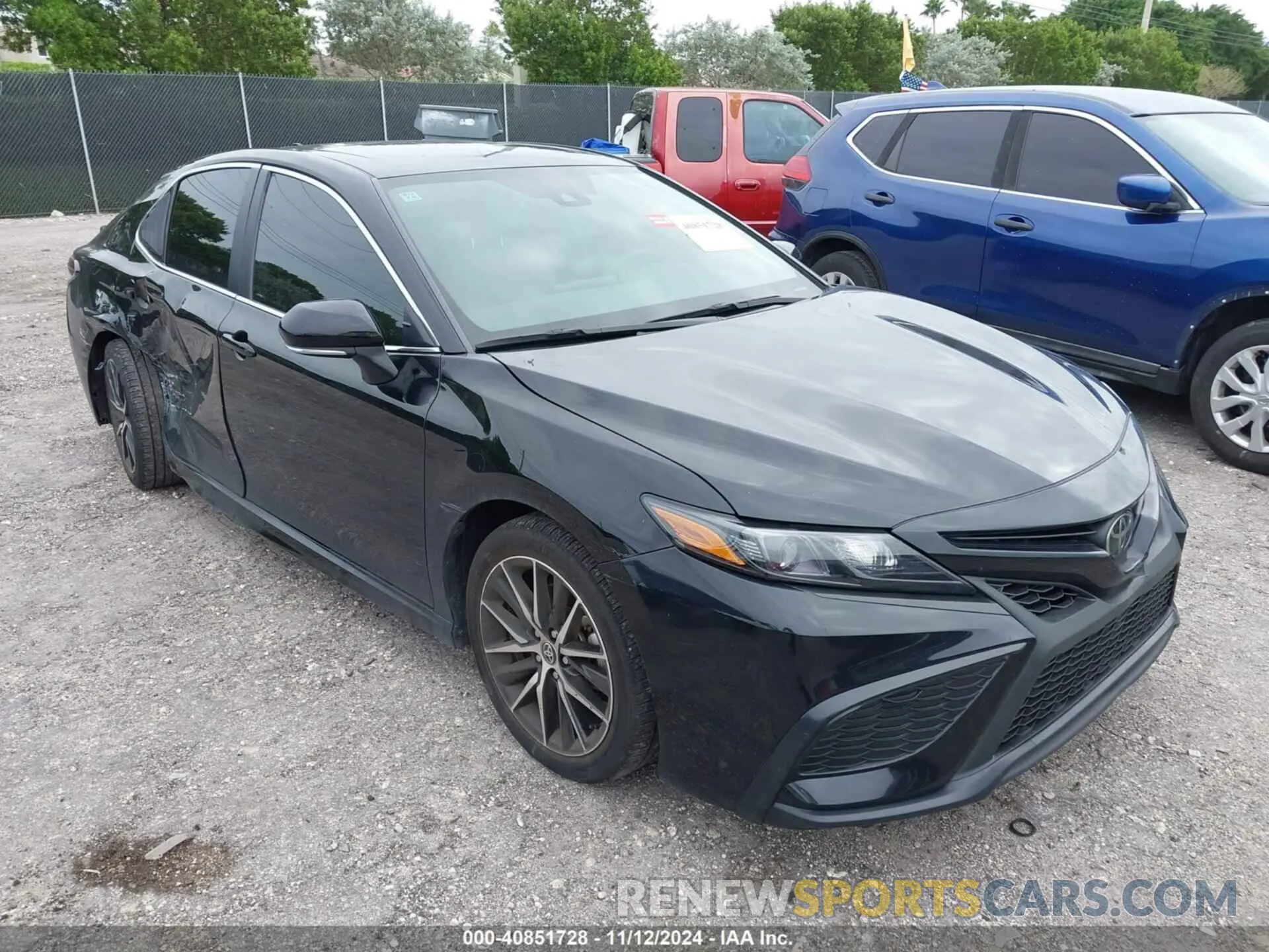 1 Photograph of a damaged car 4T1T11AK6RU901343 TOYOTA CAMRY 2024