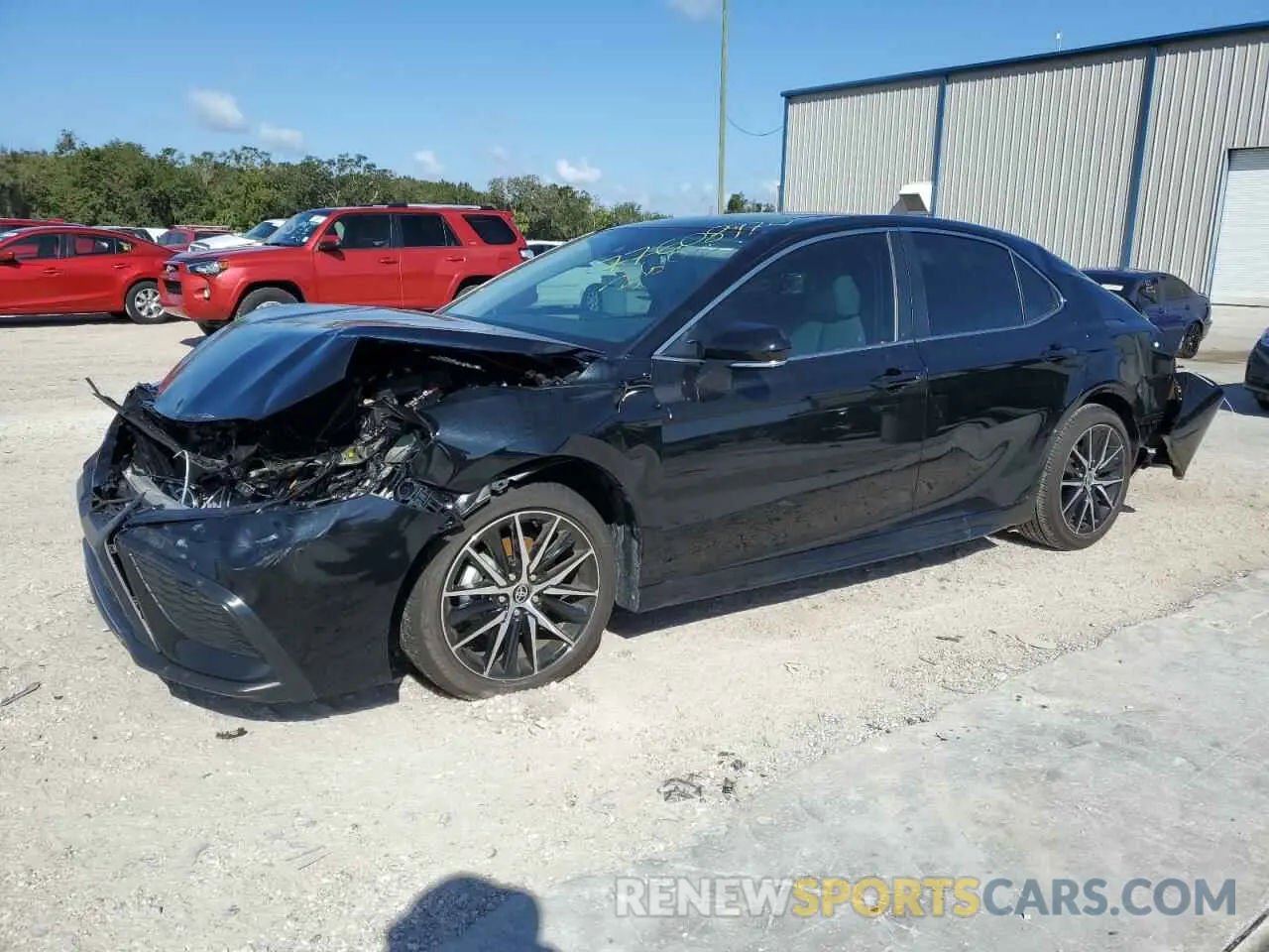 1 Photograph of a damaged car 4T1T11AK6RU921575 TOYOTA CAMRY 2024