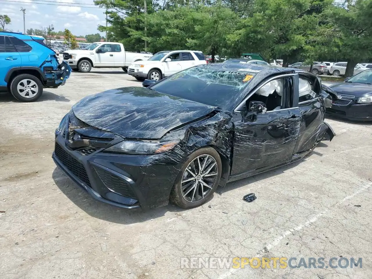 1 Photograph of a damaged car 4T1T11AK8RU892144 TOYOTA CAMRY 2024