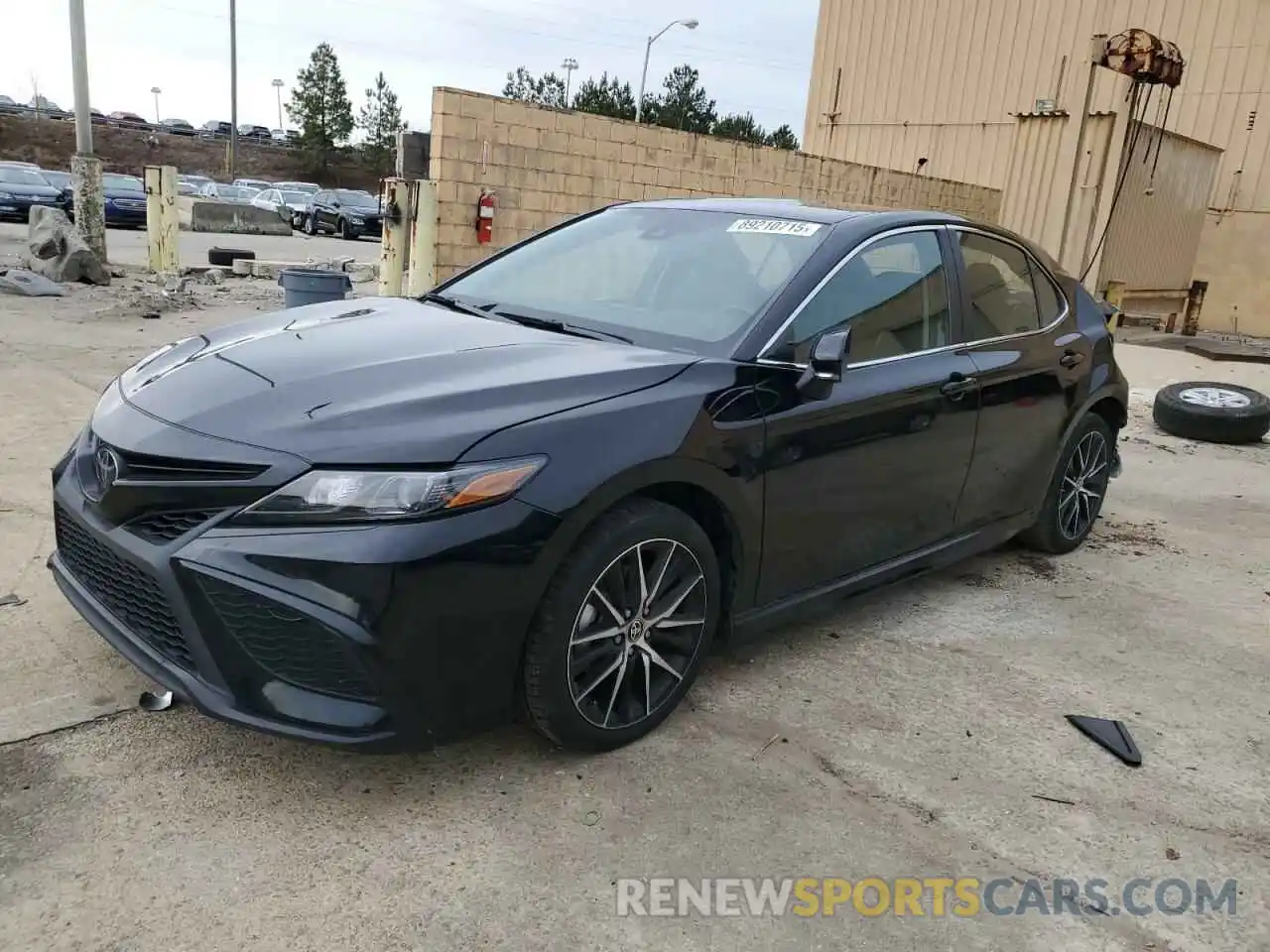 1 Photograph of a damaged car 4T1T11AK9RU847598 TOYOTA CAMRY 2024