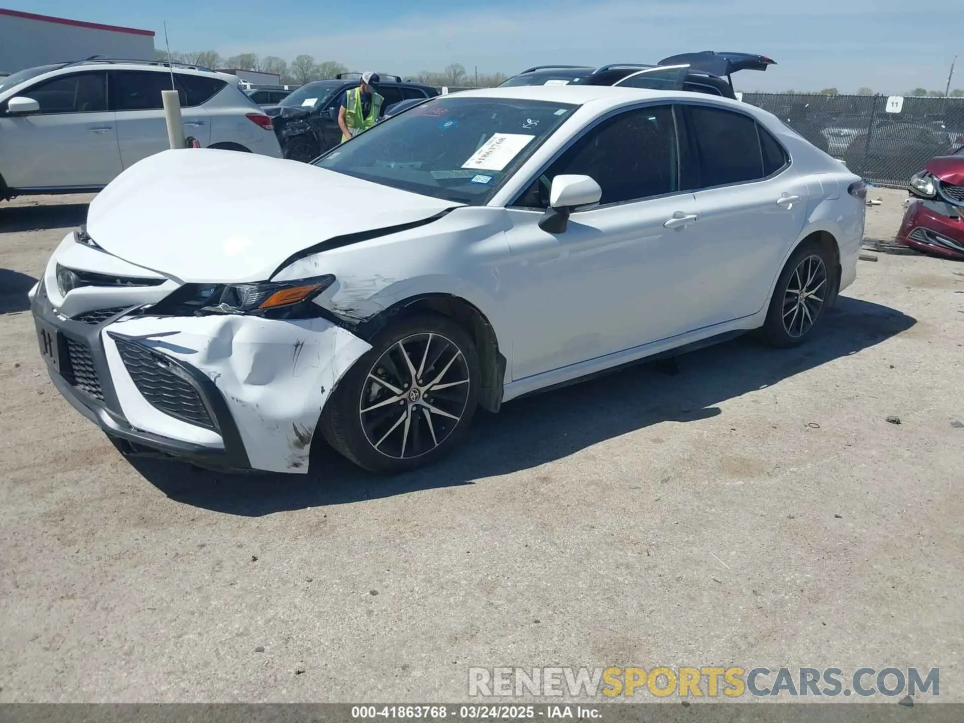 2 Photograph of a damaged car 4T1T11AK9RU861419 TOYOTA CAMRY 2024