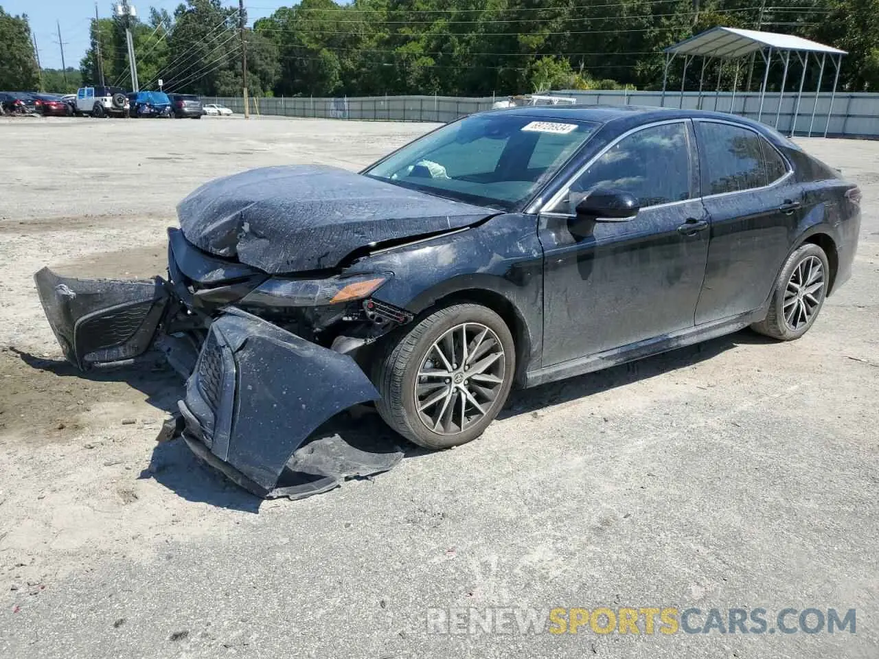 1 Photograph of a damaged car 4T1T11AKXRU844726 TOYOTA CAMRY 2024