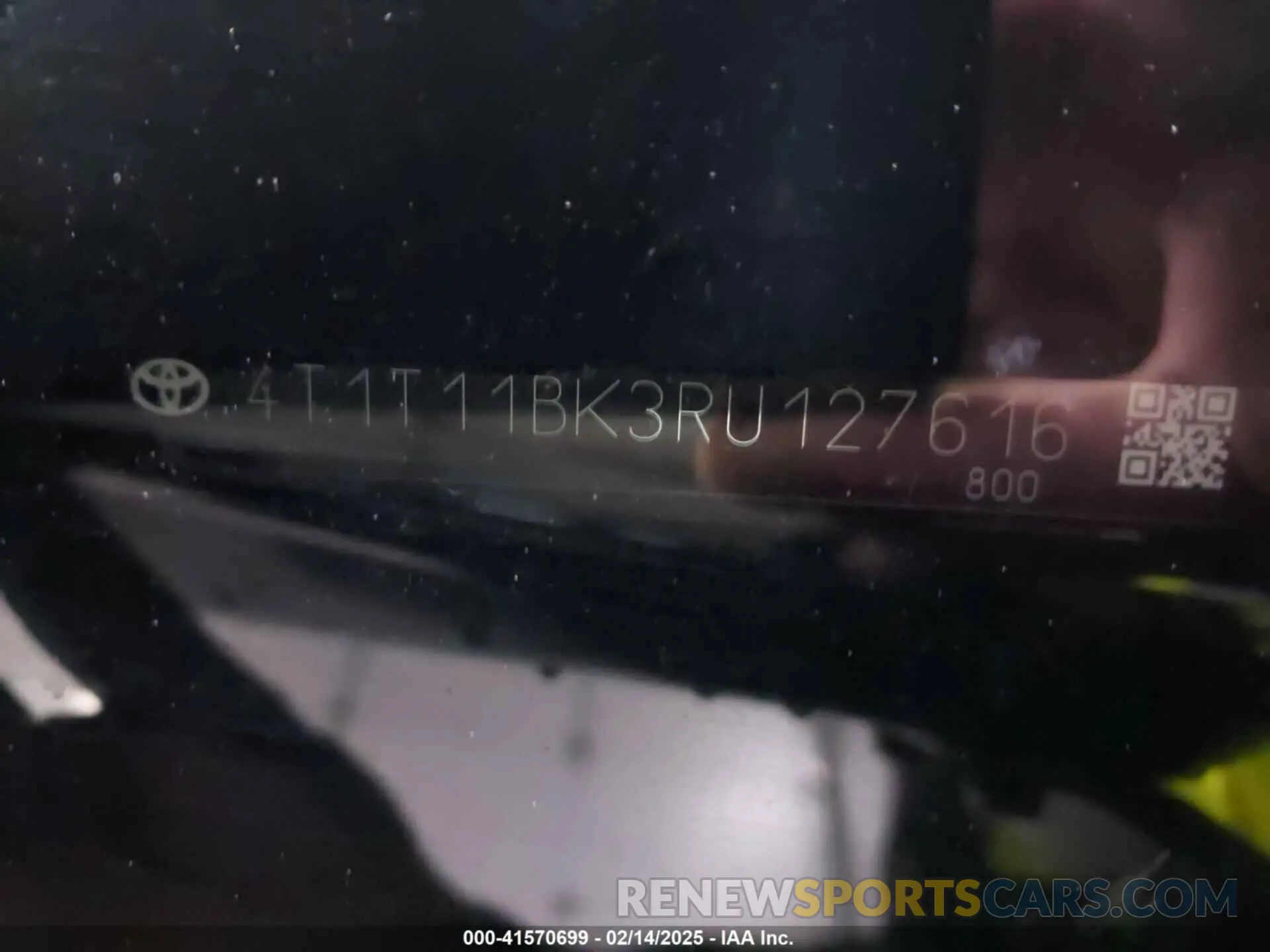 9 Photograph of a damaged car 4T1T11BK3RU127616 TOYOTA CAMRY 2024