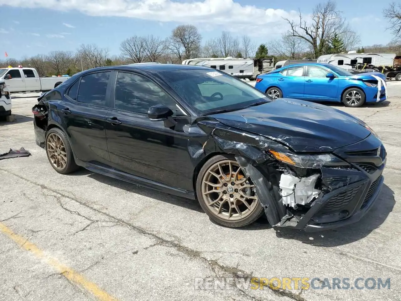 4 Photograph of a damaged car 4T1T11BK9RU121139 TOYOTA CAMRY 2024