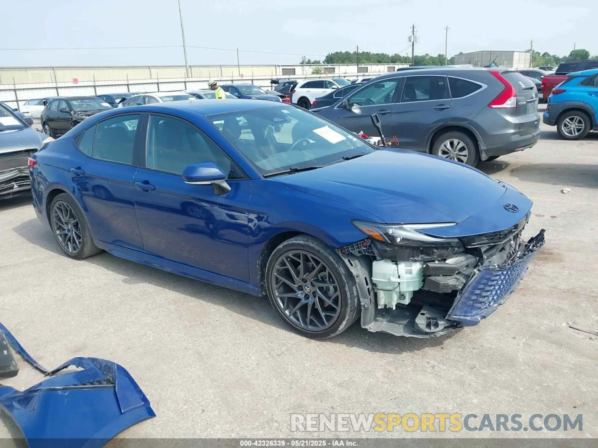 1 Photograph of a damaged car 4T1DAACK0SU019107 TOYOTA CAMRY 2025