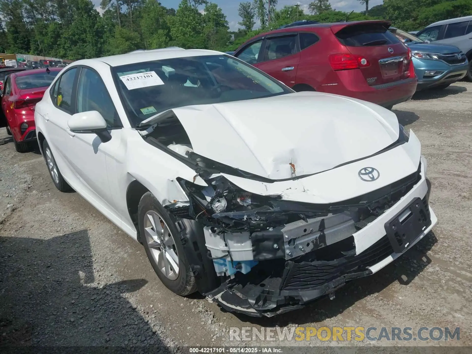 1 Photograph of a damaged car 4T1DAACK0SU020757 TOYOTA CAMRY 2025