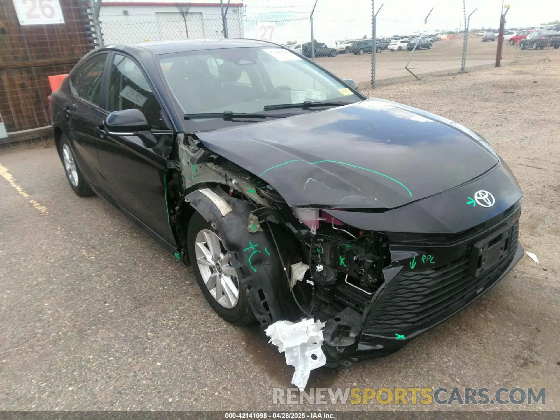 1 Photograph of a damaged car 4T1DAACK0SU509160 TOYOTA CAMRY 2025