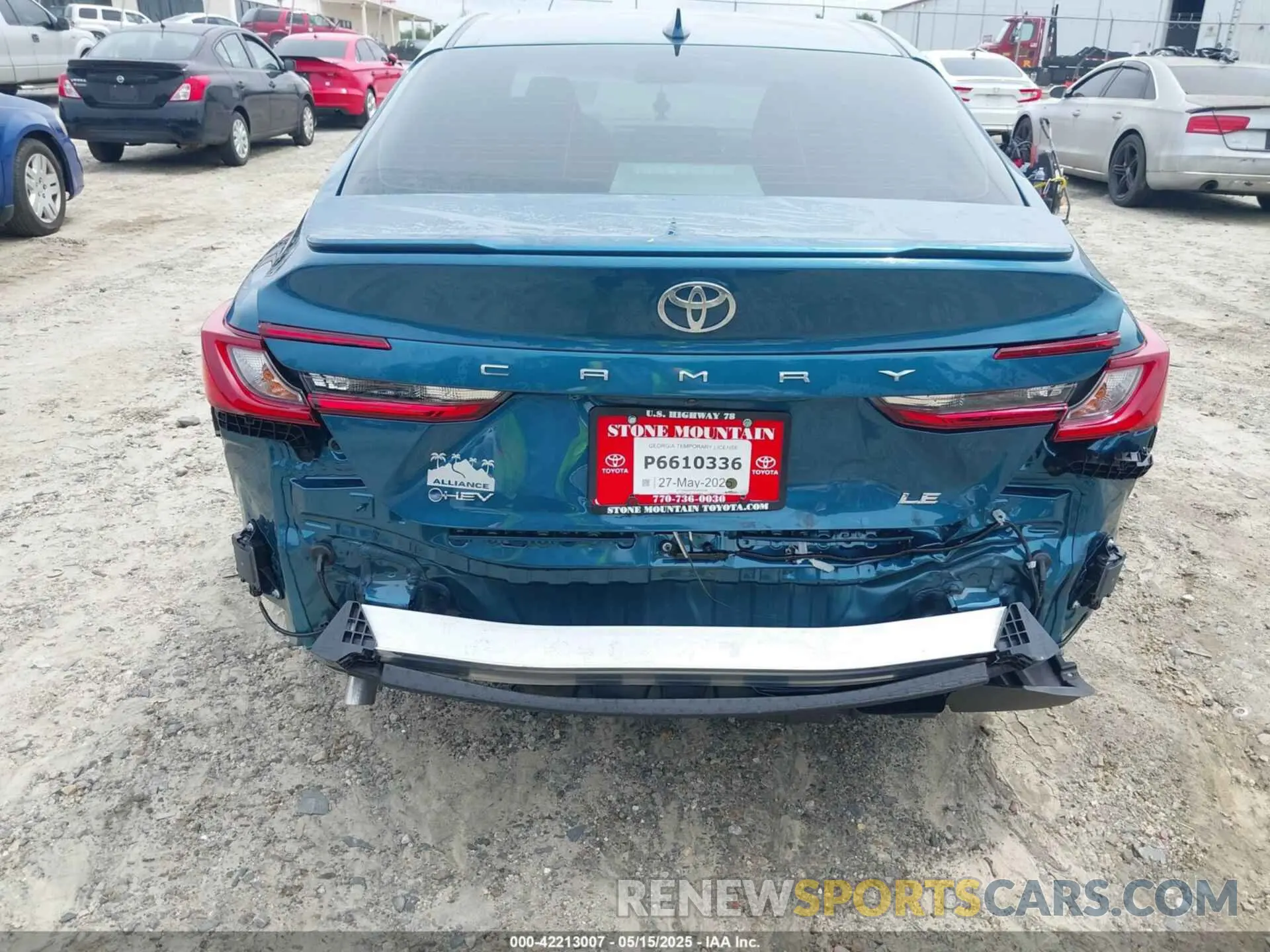 6 Photograph of a damaged car 4T1DAACK0SU600204 TOYOTA CAMRY 2025
