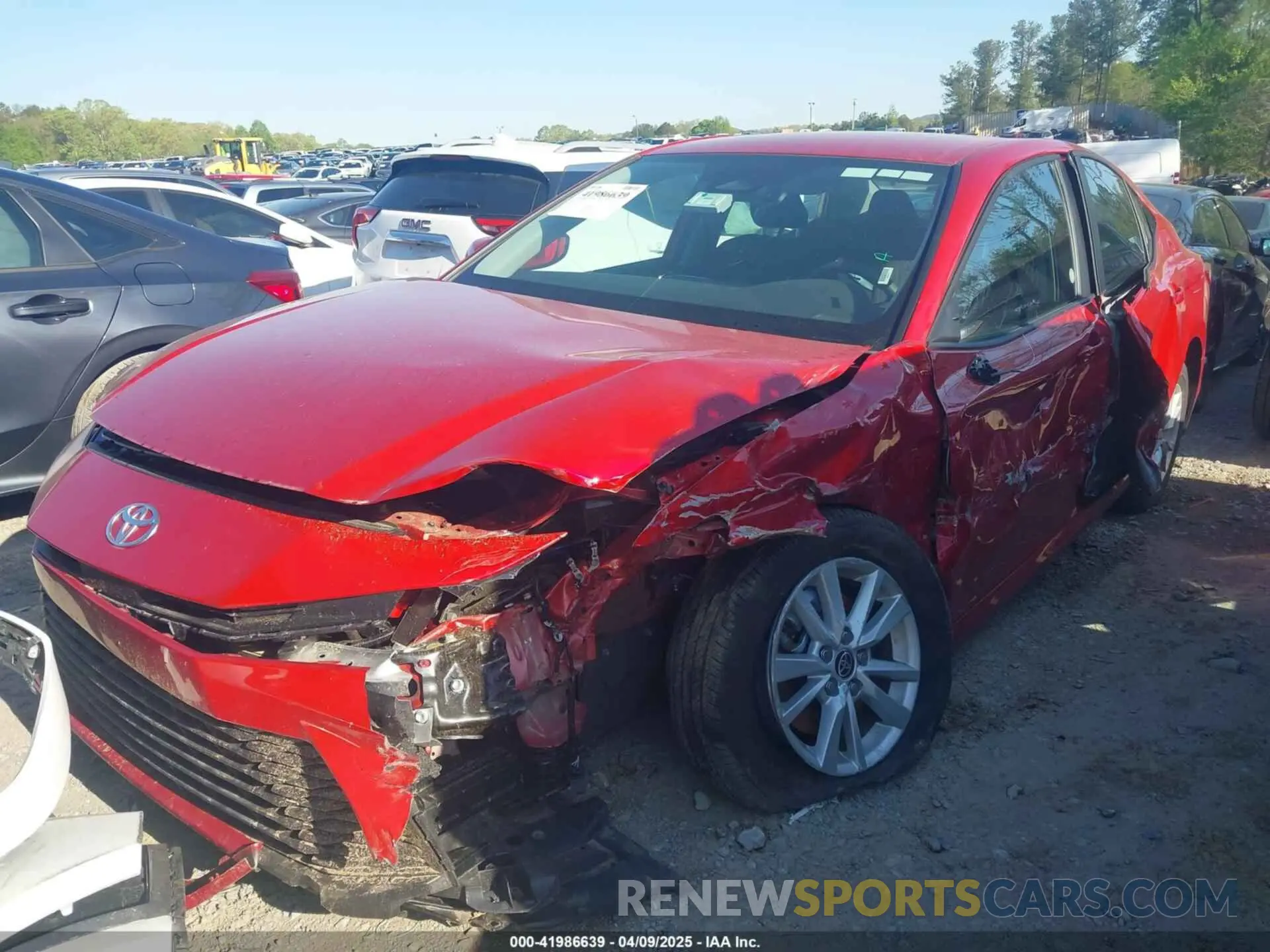 2 Photograph of a damaged car 4T1DAACK1SU042282 TOYOTA CAMRY 2025