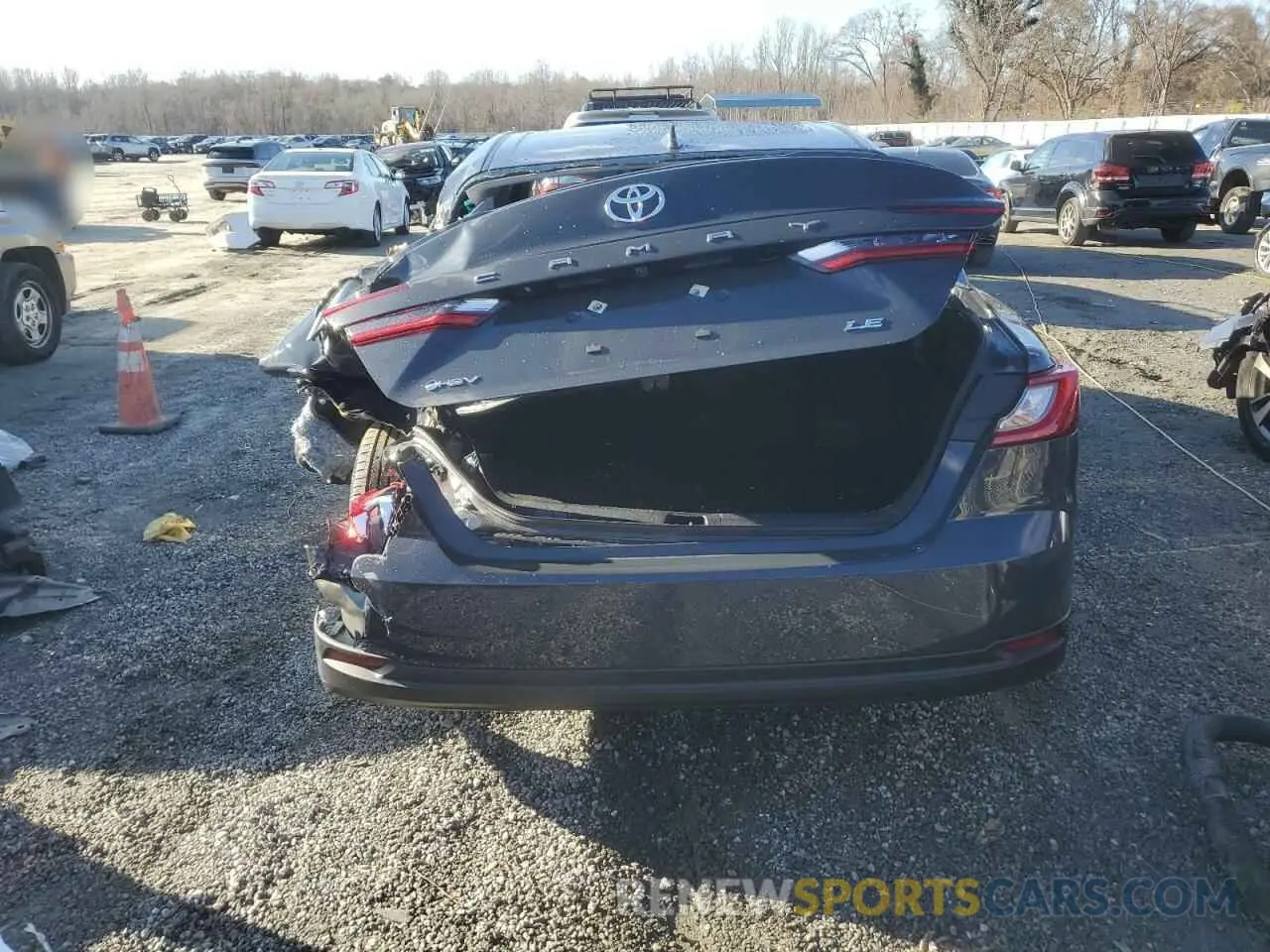 6 Photograph of a damaged car 4T1DAACK1SU075296 TOYOTA CAMRY 2025
