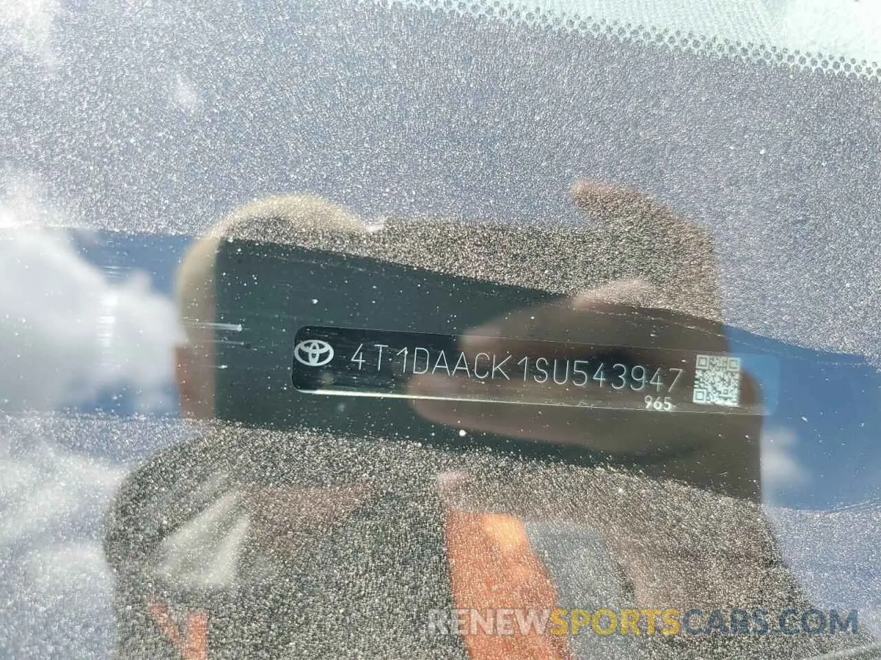12 Photograph of a damaged car 4T1DAACK1SU543947 TOYOTA CAMRY 2025