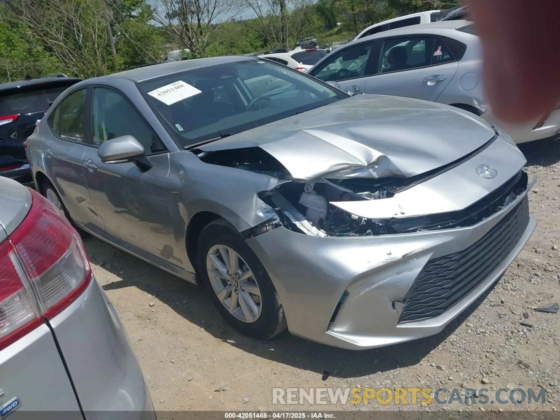 1 Photograph of a damaged car 4T1DAACK1SU593599 TOYOTA CAMRY 2025