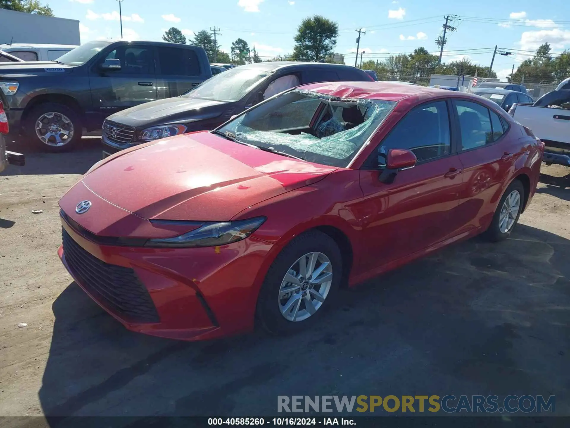 2 Photograph of a damaged car 4T1DAACK3SU013561 TOYOTA CAMRY 2025