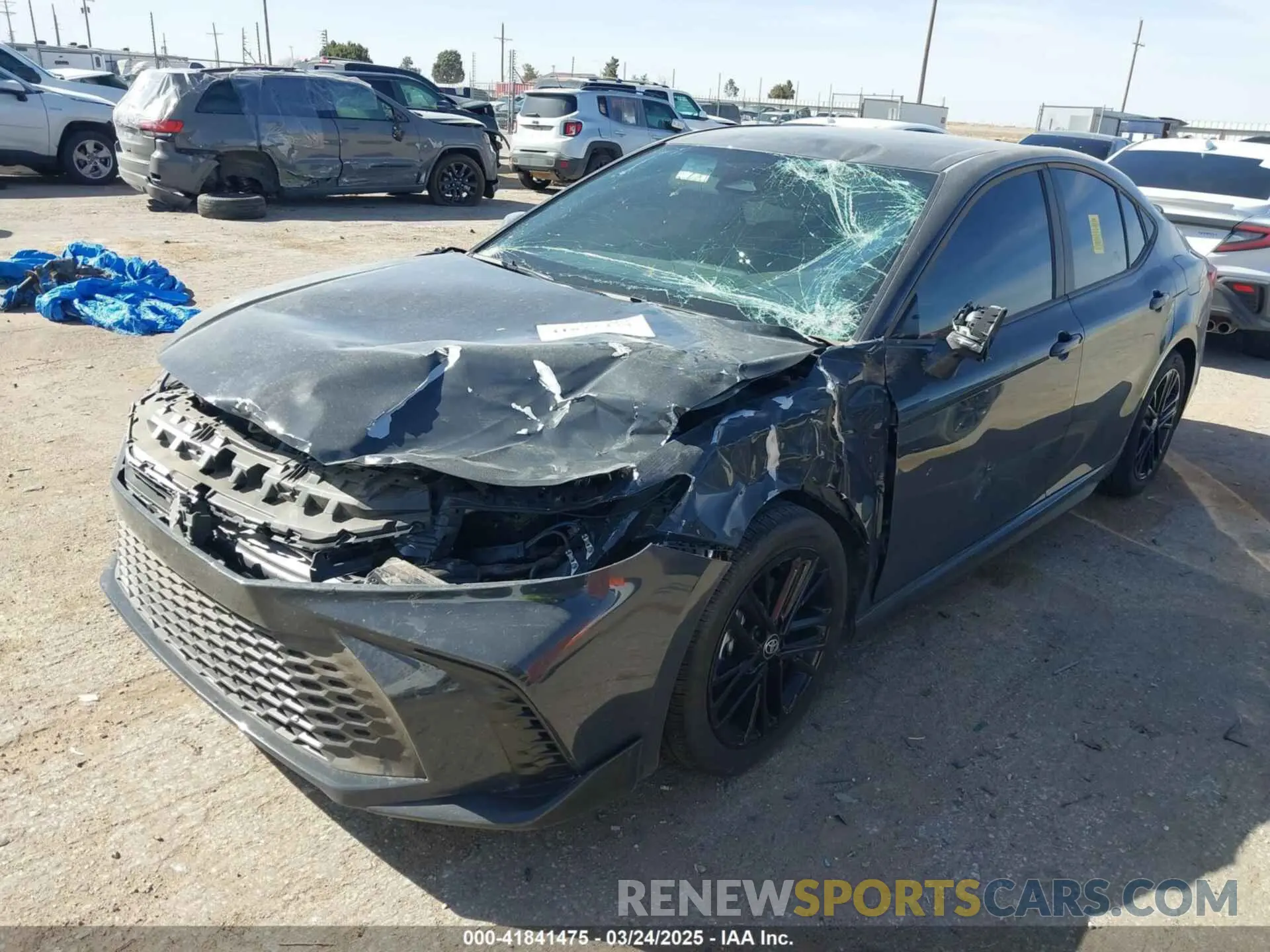 2 Photograph of a damaged car 4T1DAACK3SU539317 TOYOTA CAMRY 2025