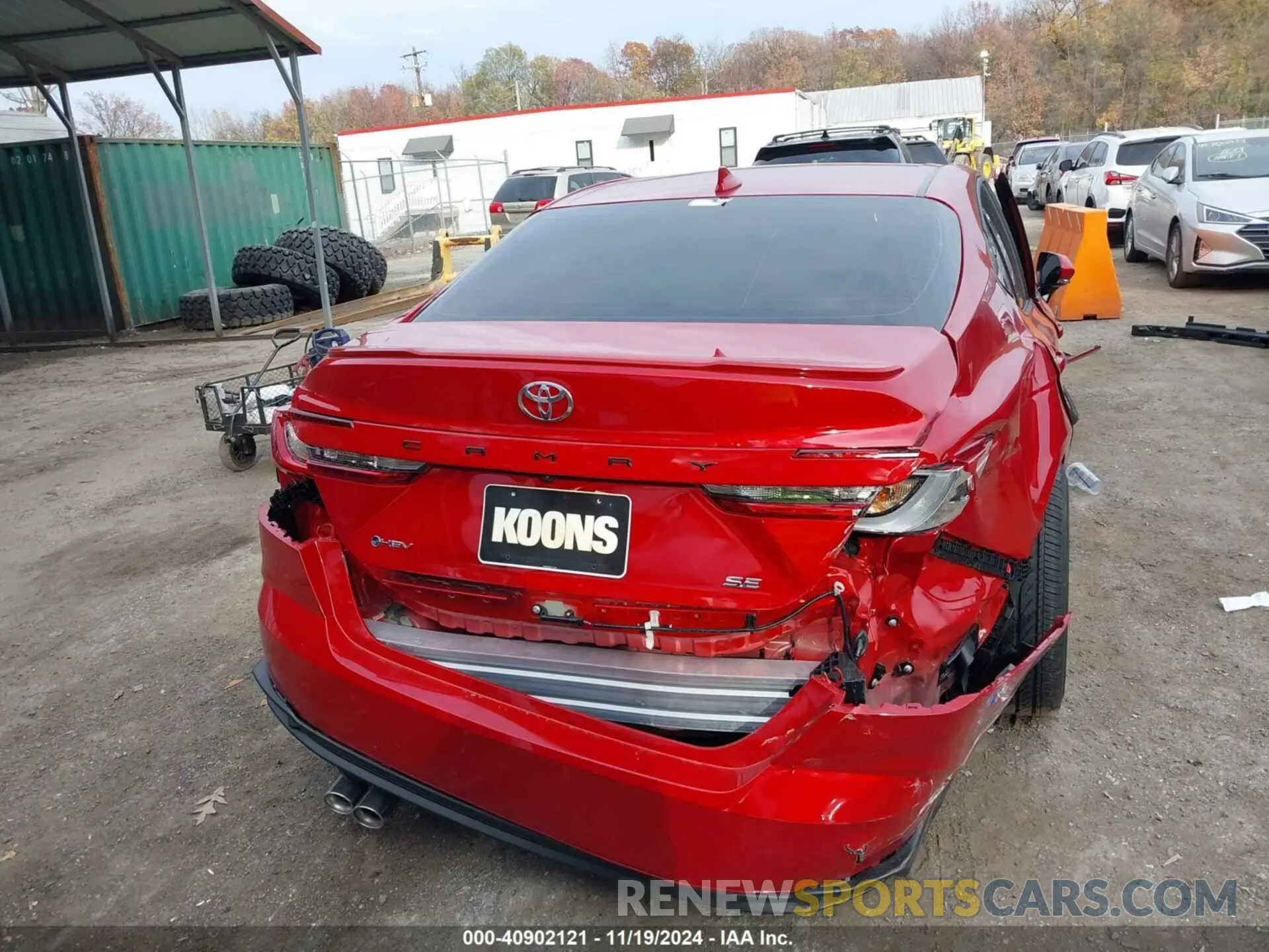 16 Photograph of a damaged car 4T1DAACK4SU045130 TOYOTA CAMRY 2025