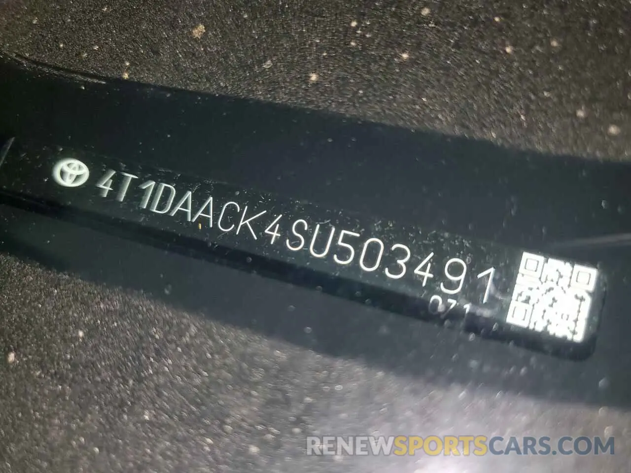 12 Photograph of a damaged car 4T1DAACK4SU503491 TOYOTA CAMRY 2025