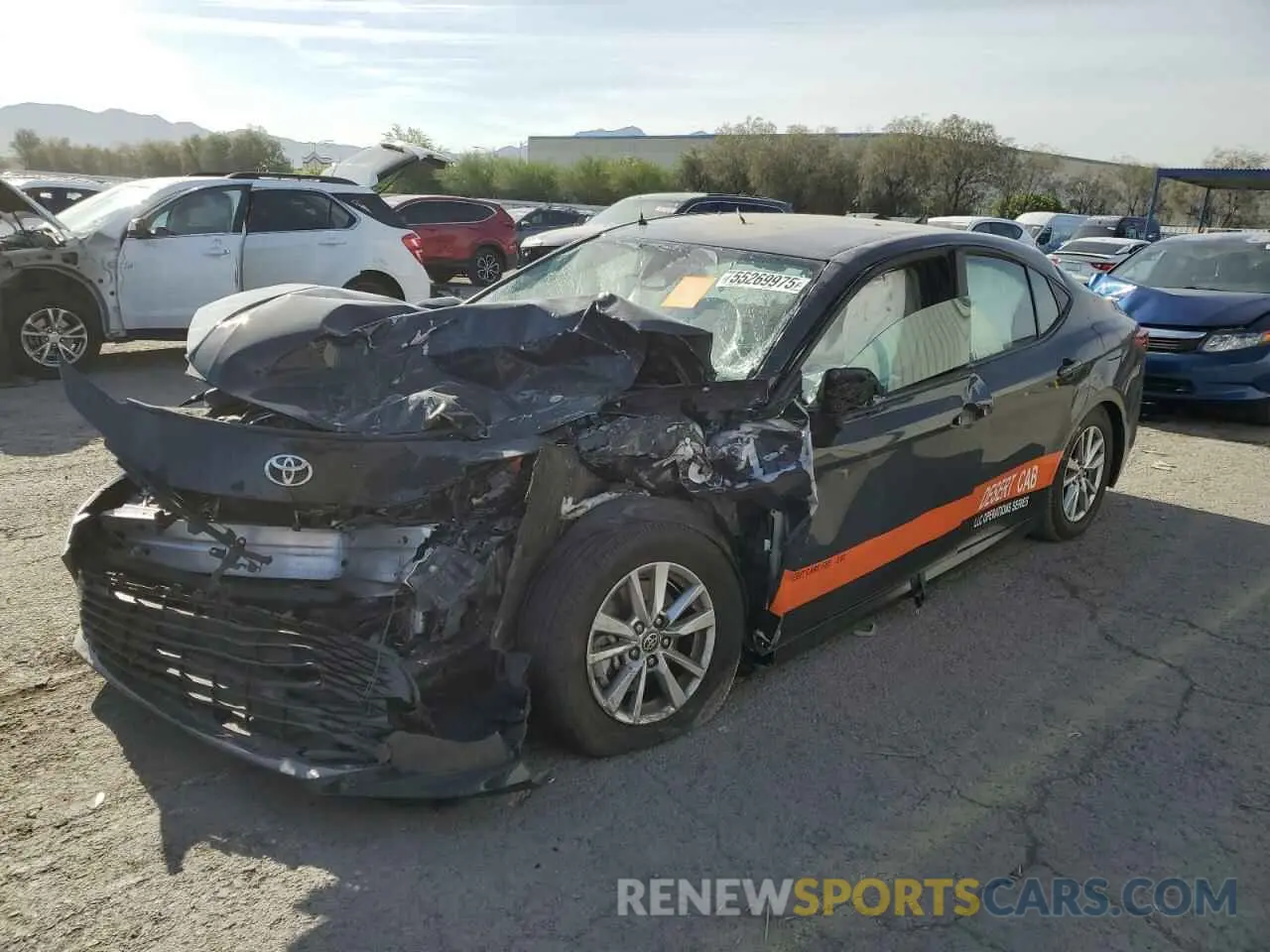 1 Photograph of a damaged car 4T1DAACK5SU523538 TOYOTA CAMRY 2025