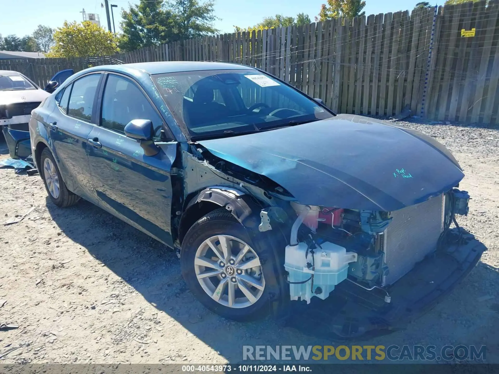 1 Photograph of a damaged car 4T1DAACK7SU010663 TOYOTA CAMRY 2025