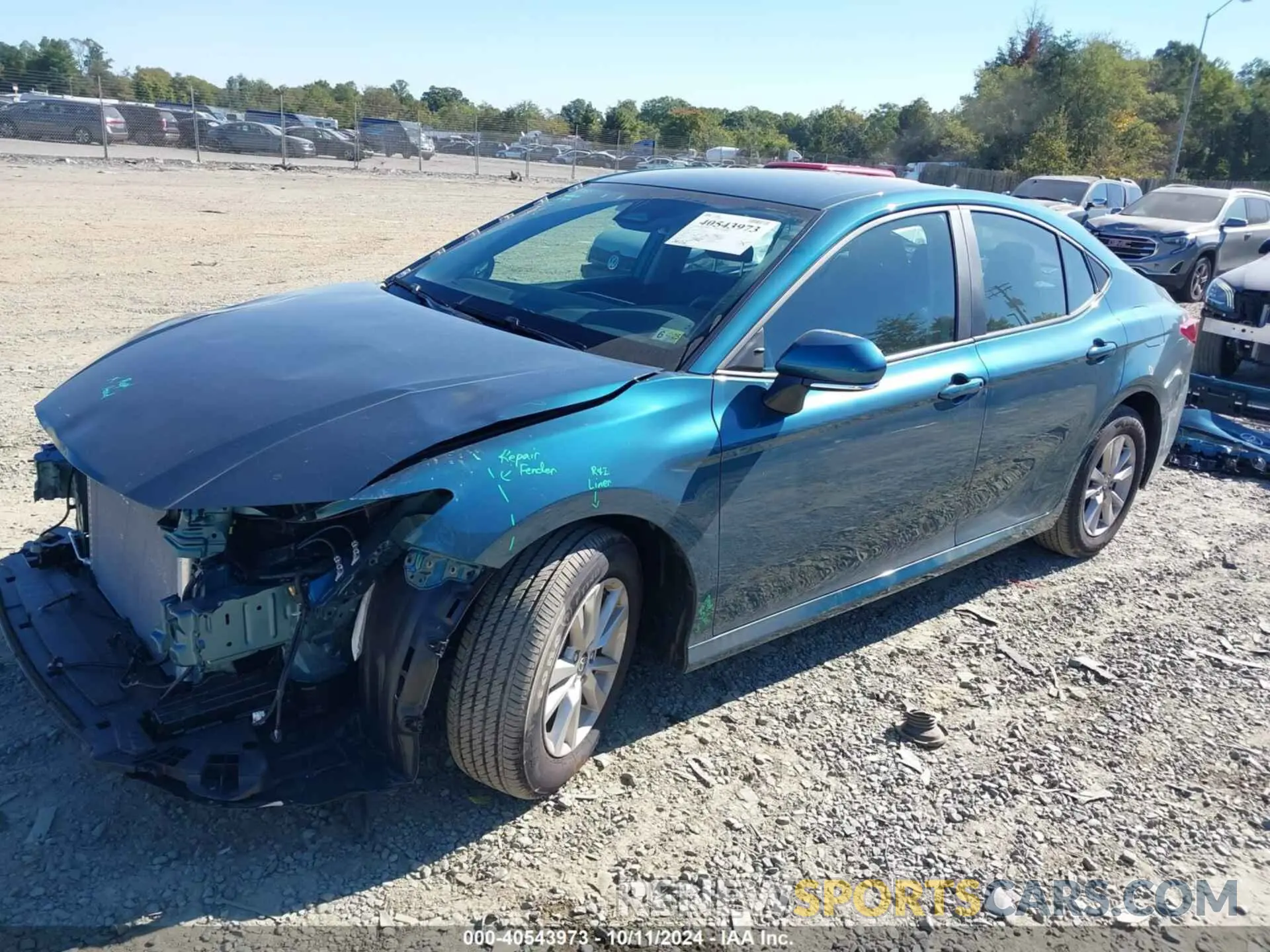 2 Photograph of a damaged car 4T1DAACK7SU010663 TOYOTA CAMRY 2025