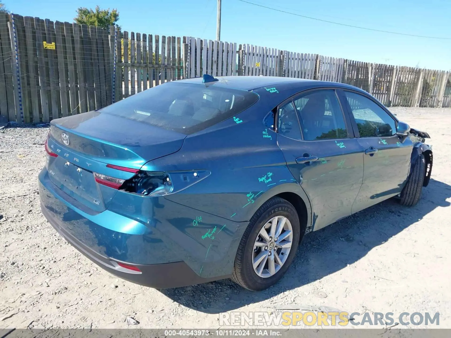 4 Photograph of a damaged car 4T1DAACK7SU010663 TOYOTA CAMRY 2025