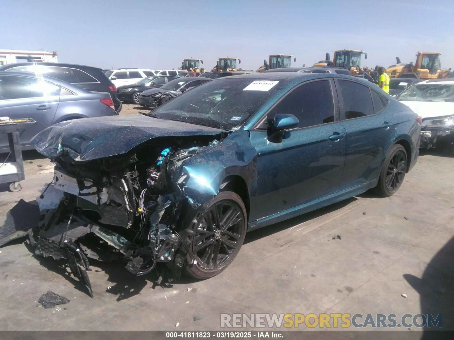 2 Photograph of a damaged car 4T1DAACK7SU047812 TOYOTA CAMRY 2025