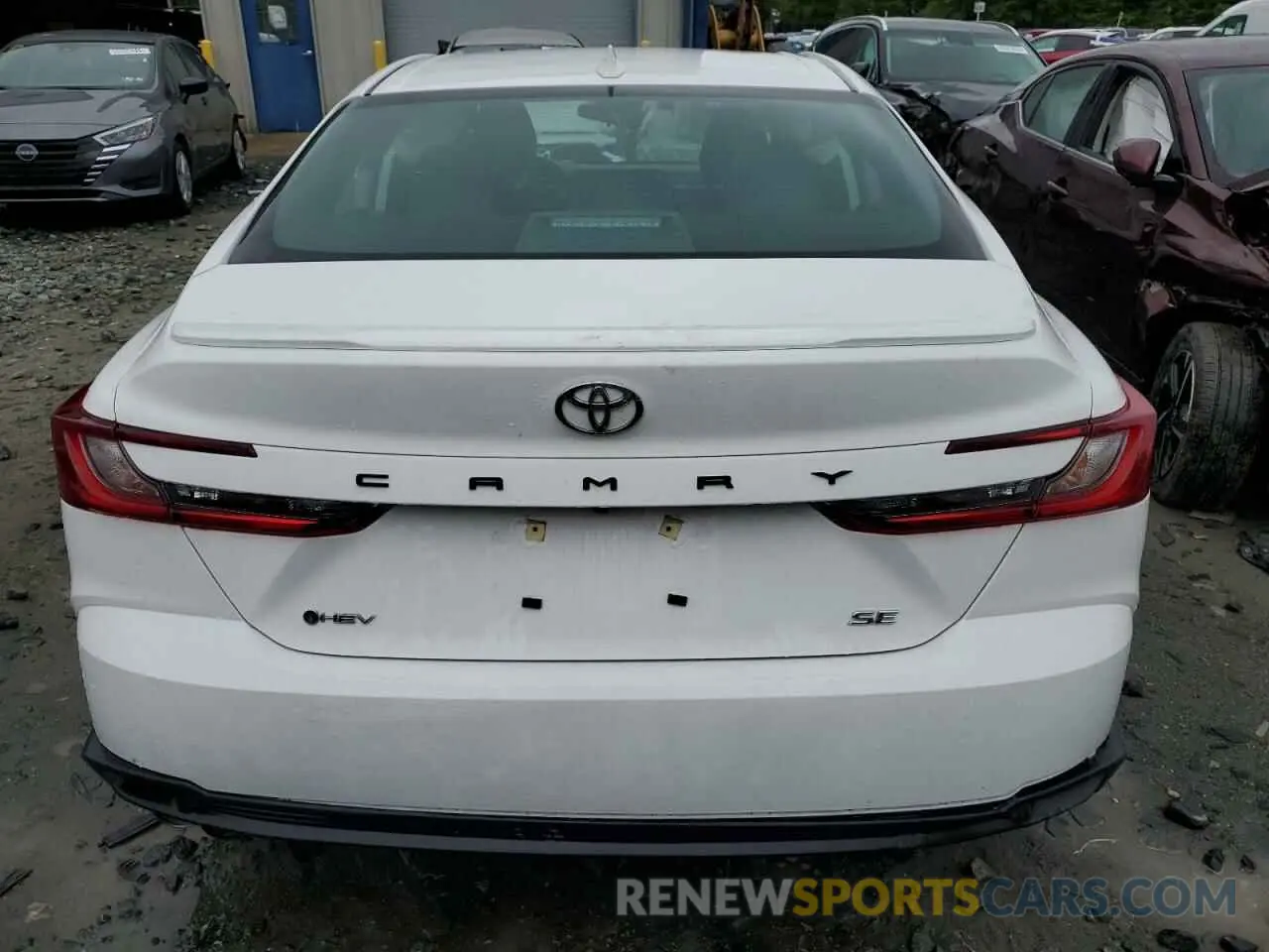 6 Photograph of a damaged car 4T1DAACK7SU076873 TOYOTA CAMRY 2025