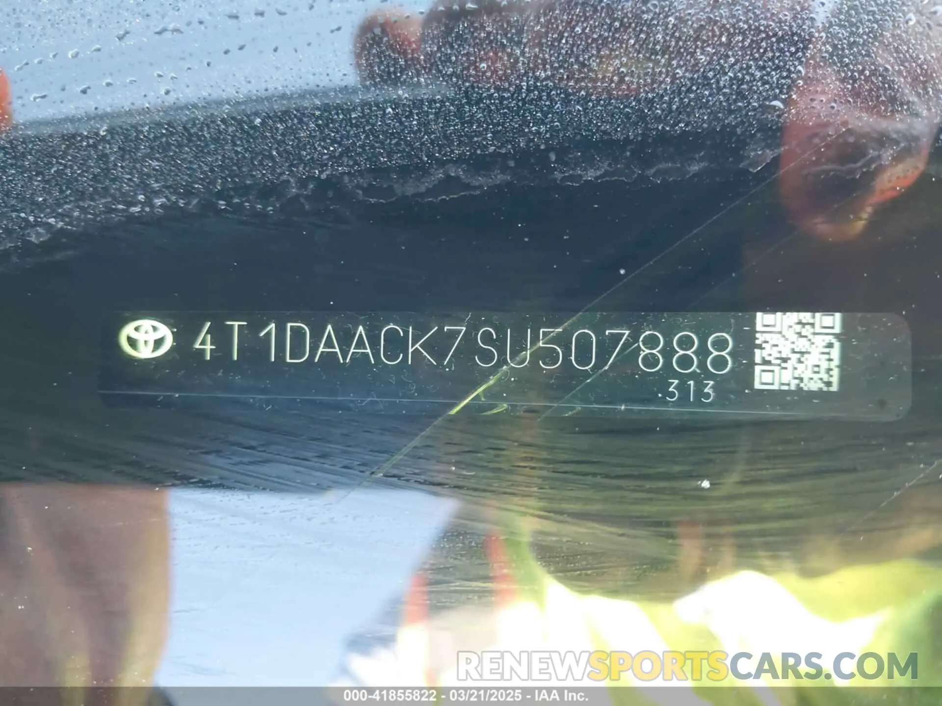 9 Photograph of a damaged car 4T1DAACK7SU507888 TOYOTA CAMRY 2025