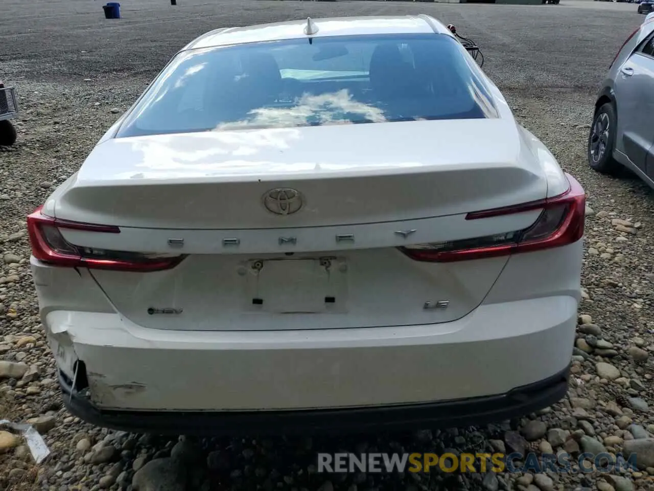 6 Photograph of a damaged car 4T1DAACK8SU001308 TOYOTA CAMRY 2025