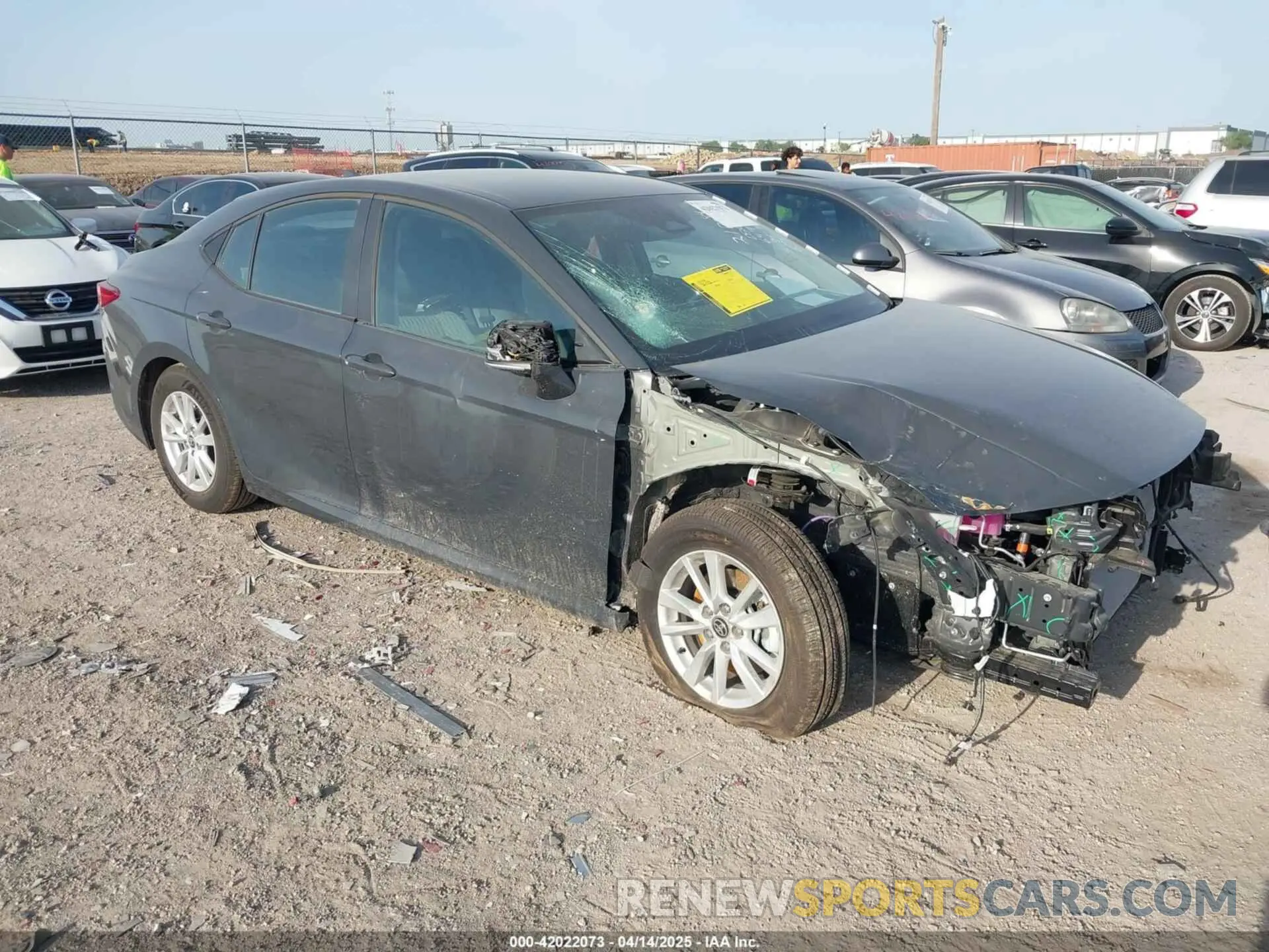 1 Photograph of a damaged car 4T1DAACK8SU589548 TOYOTA CAMRY 2025