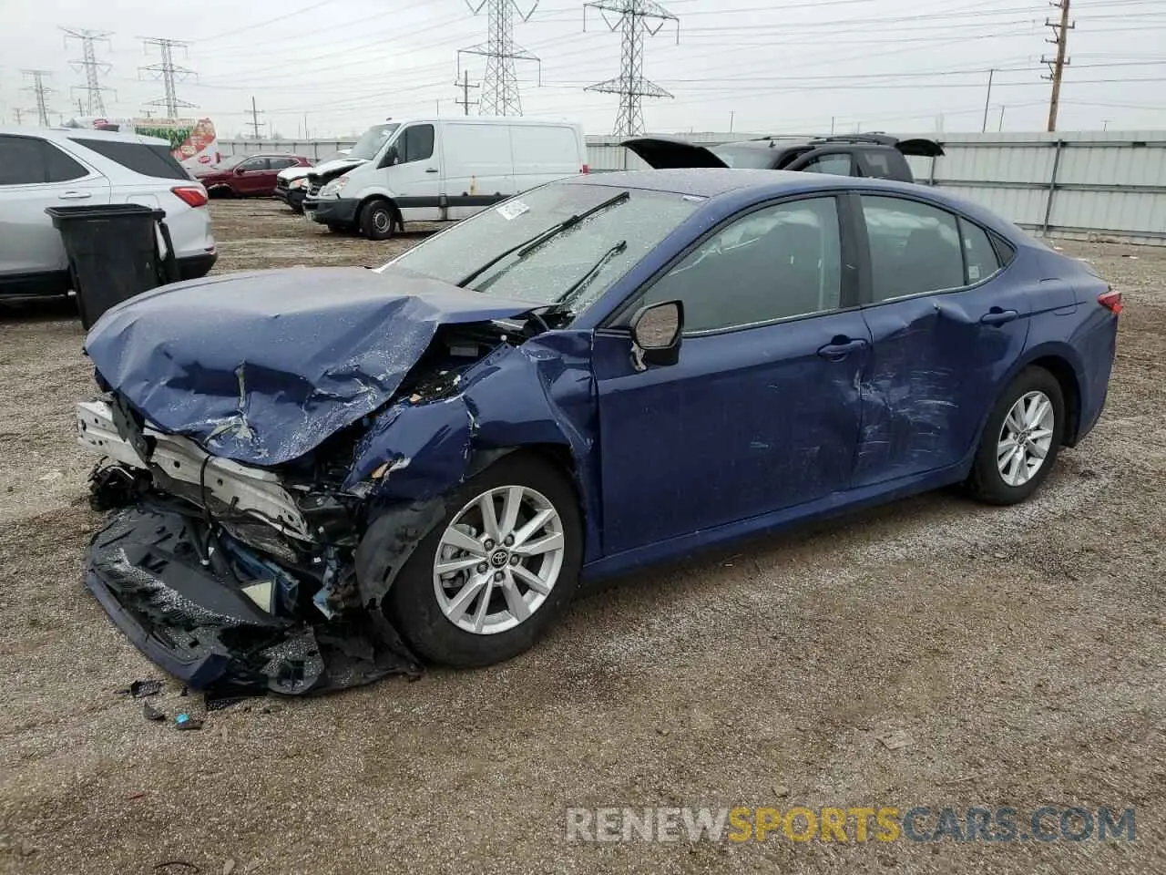1 Photograph of a damaged car 4T1DAACK9SU067513 TOYOTA CAMRY 2025