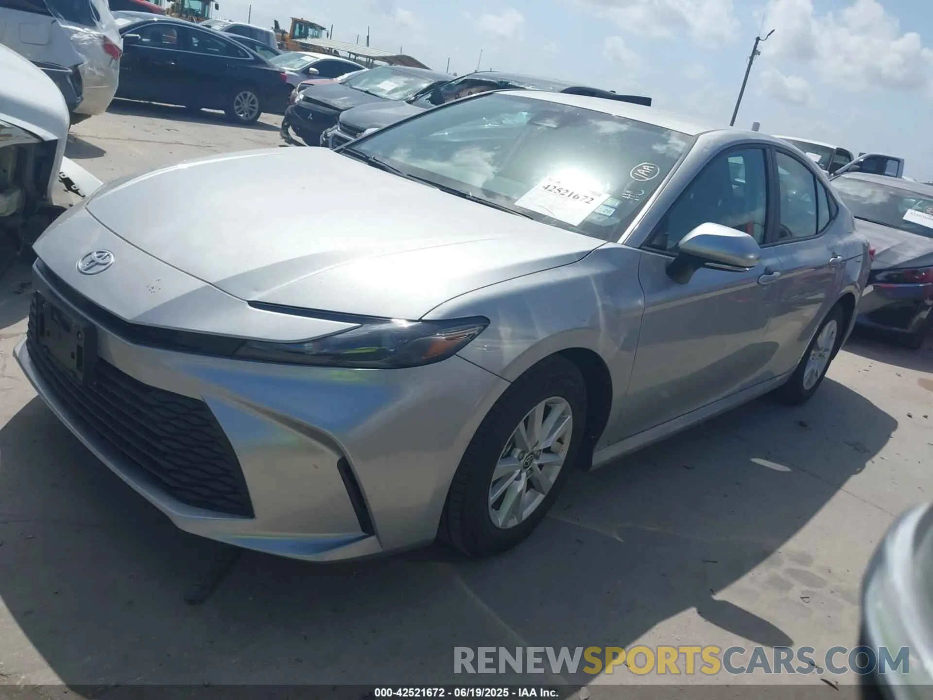 2 Photograph of a damaged car 4T1DAACK9SU089513 TOYOTA CAMRY 2025